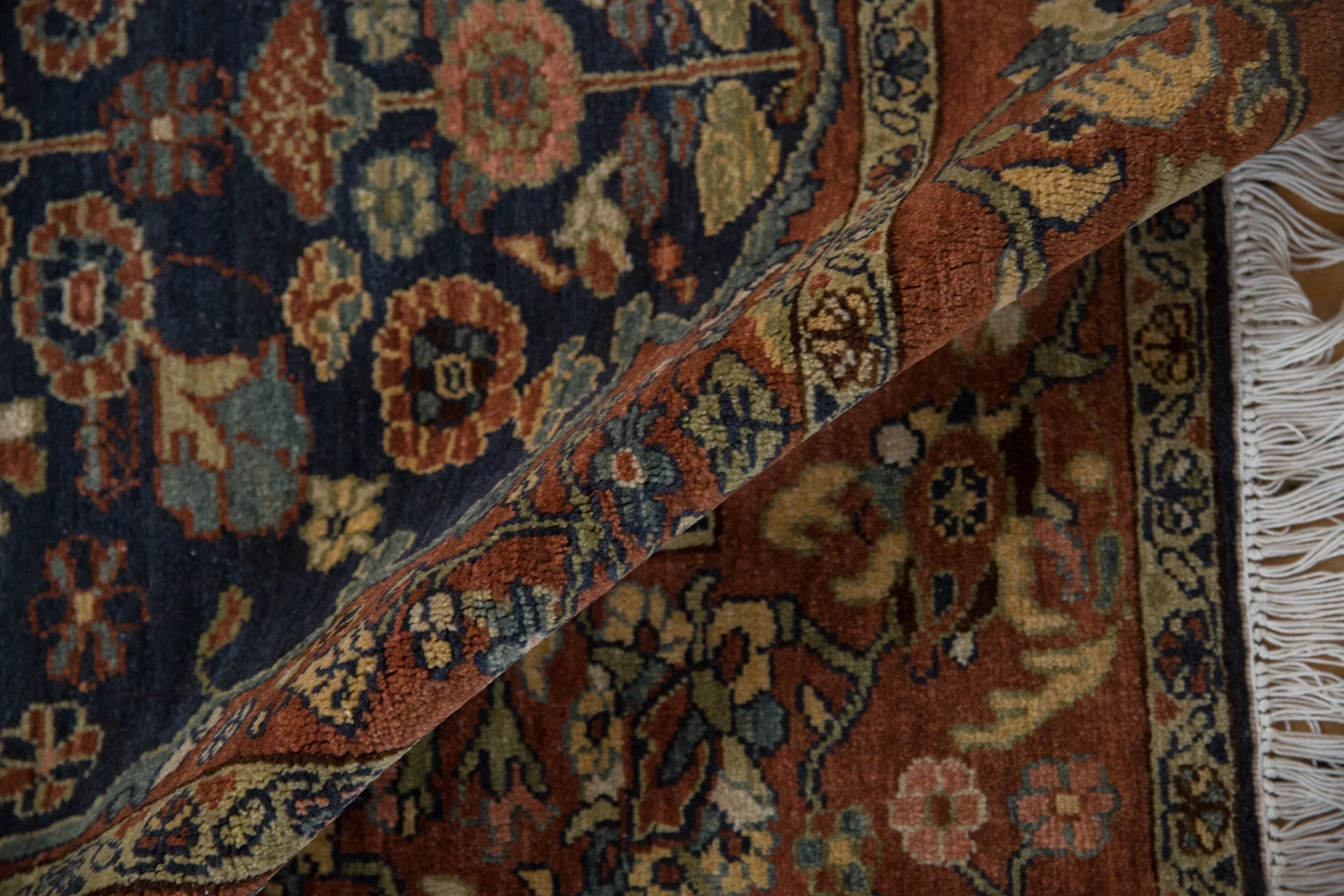 4x6 Vintage Armenian Hamadan Design Rug - Image 7