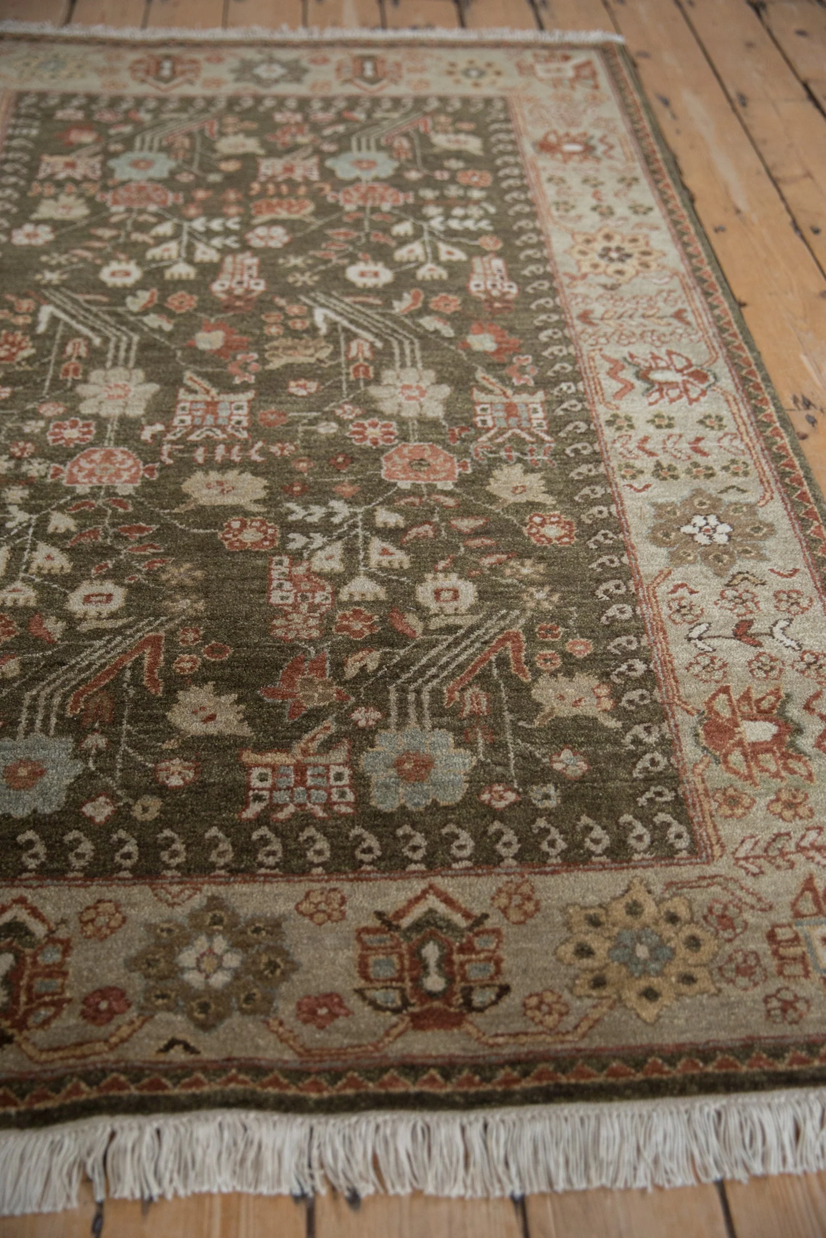 4x6 Vintage Armenian Hamadan Design Rug - Image 5