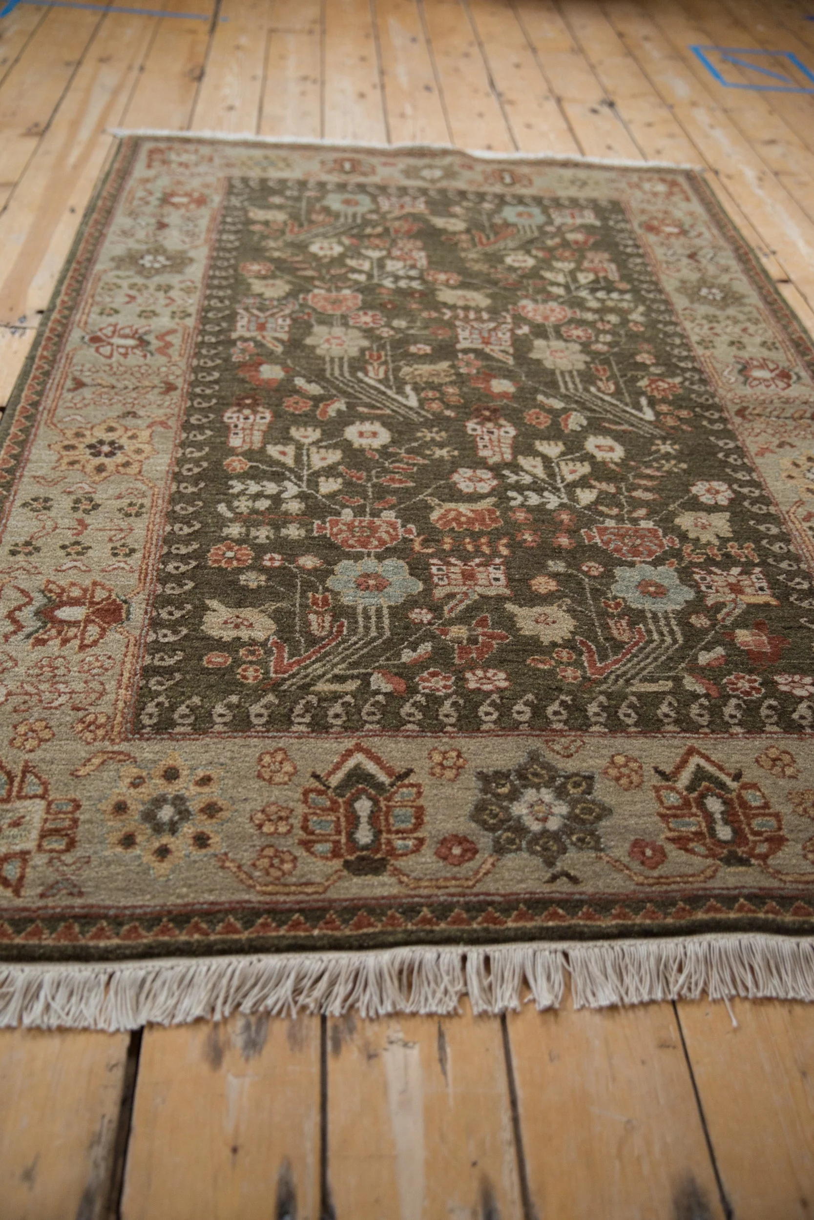 4x6 Vintage Armenian Hamadan Design Rug - Image 6