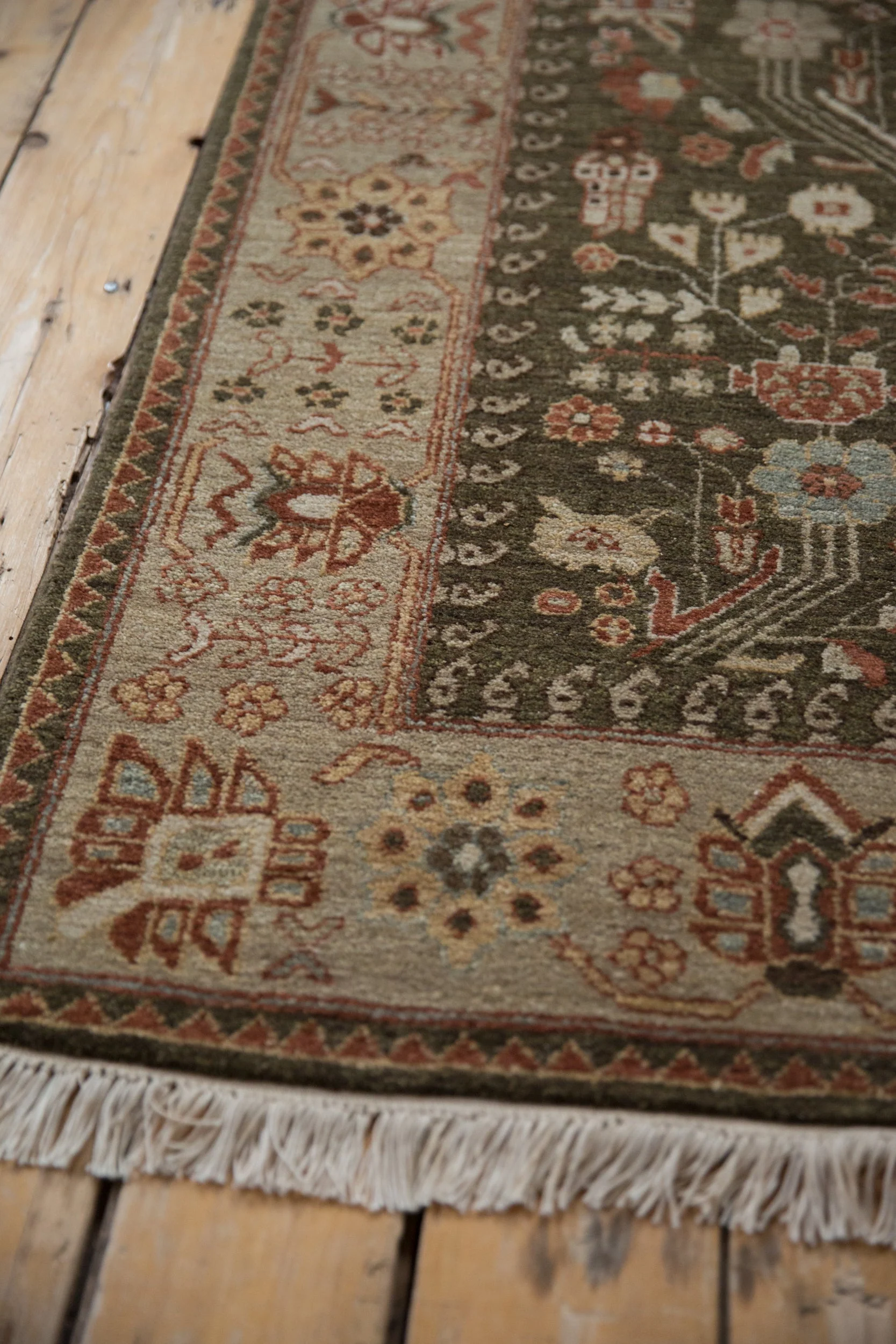 4x6 Vintage Armenian Hamadan Design Rug - Image 7