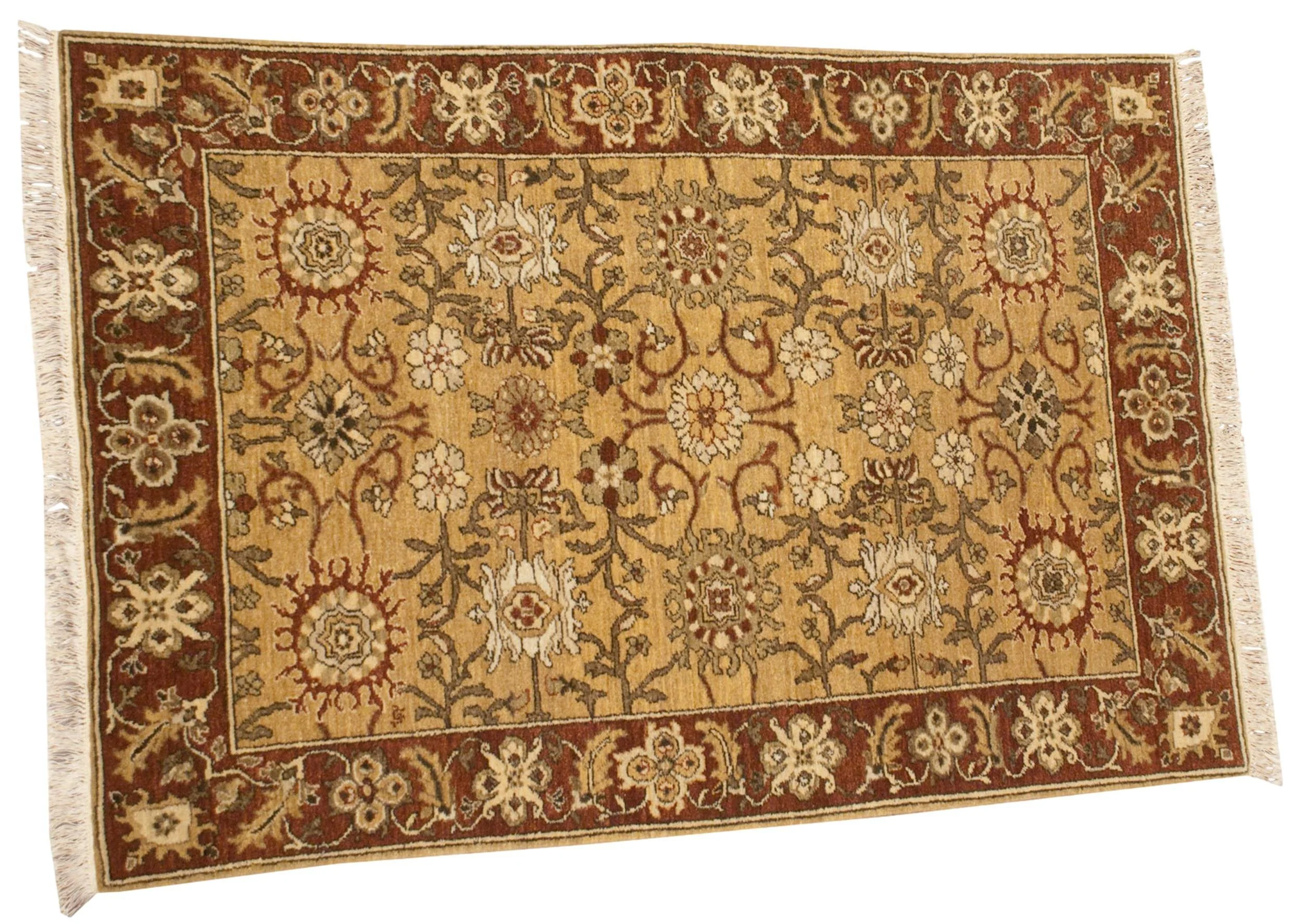 4x6 Vintage Armenian Sultanabad Design Rug - Image 2