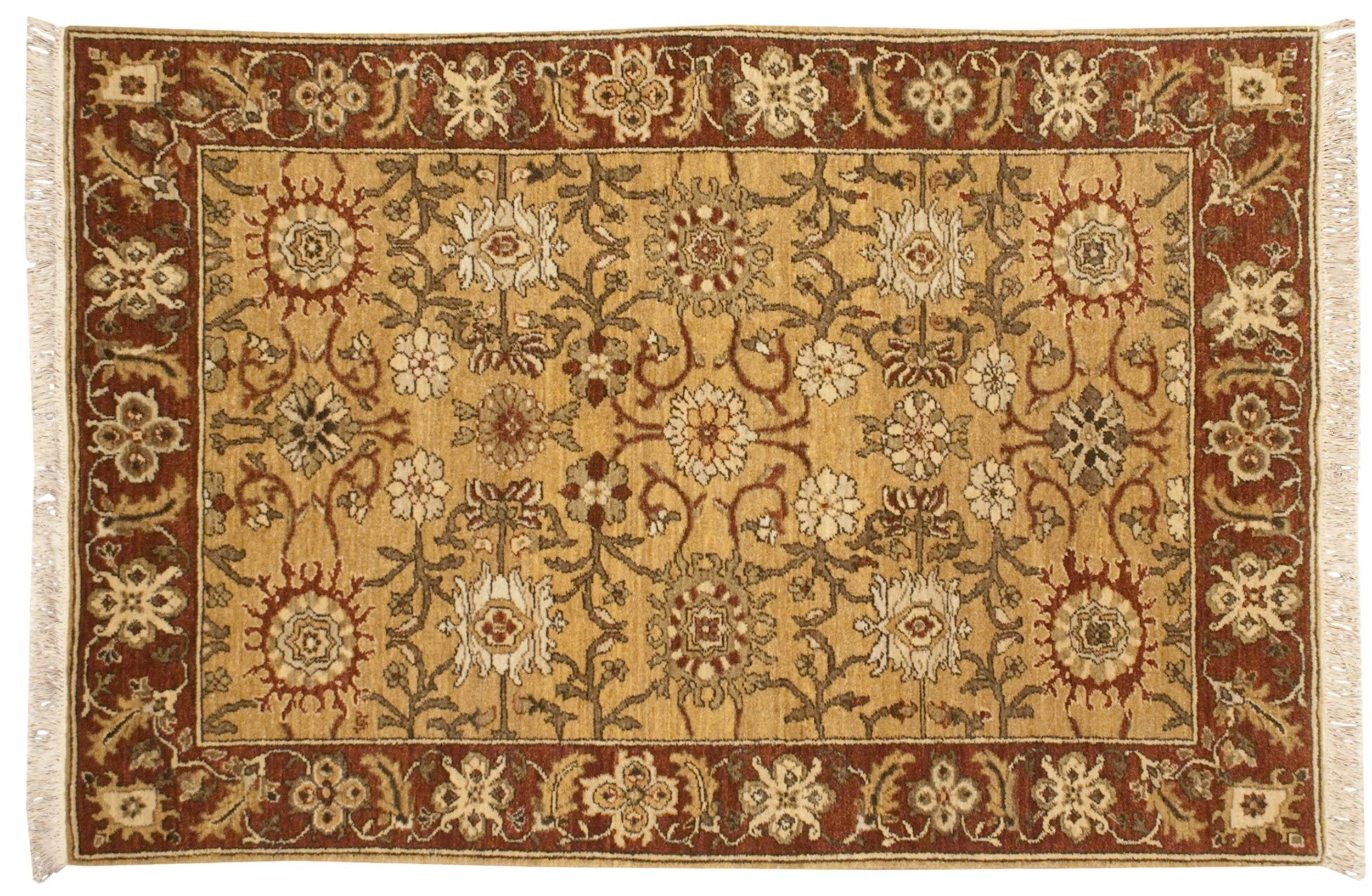 4x6 Vintage Armenian Sultanabad Design Rug - Image 5