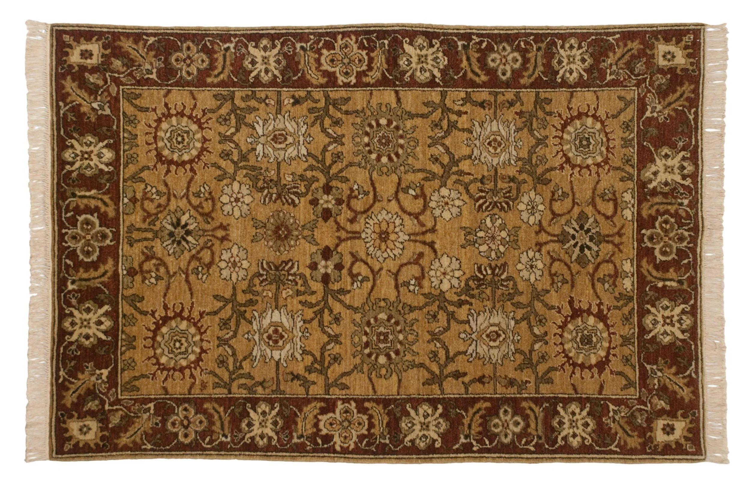 4x6 Vintage Armenian Sultanabad Design Rug - Image 8
