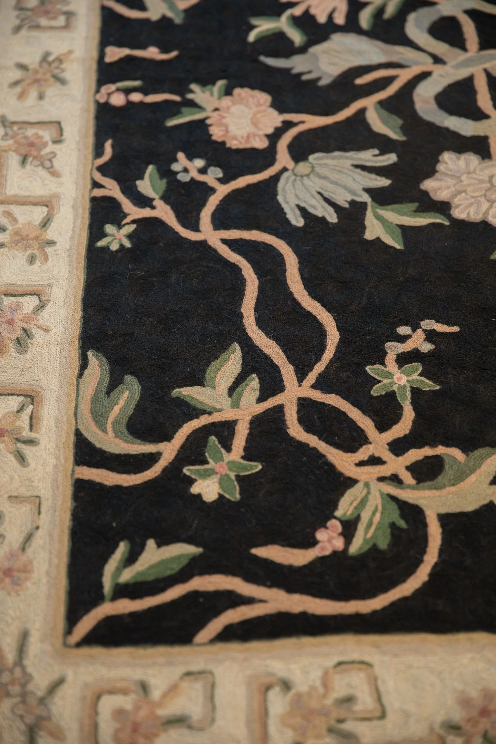 4x6 Vintage Chainstitch Rug - Image 7