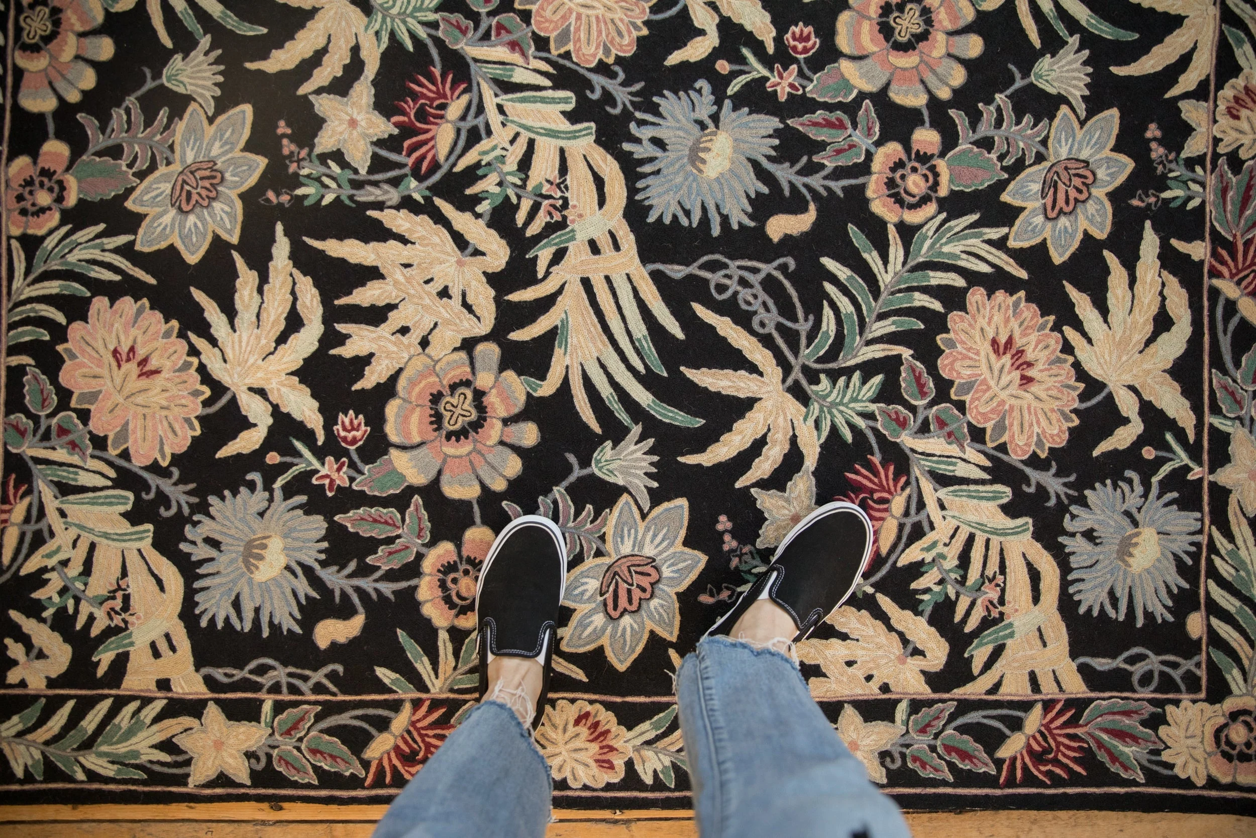 4x6 Vintage Chainstitch Rug - Image 2