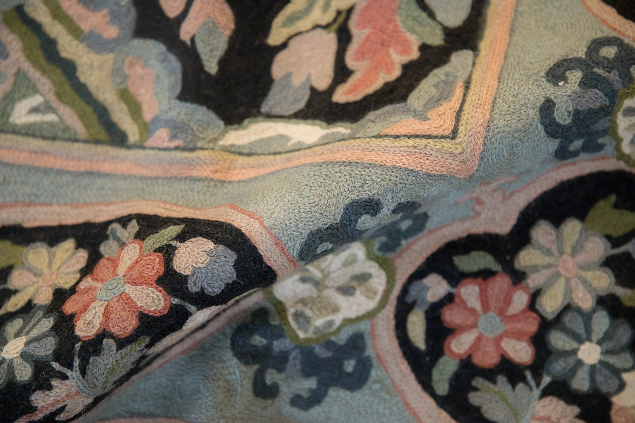 4x6 Vintage Chainstitch Rug - Image 7