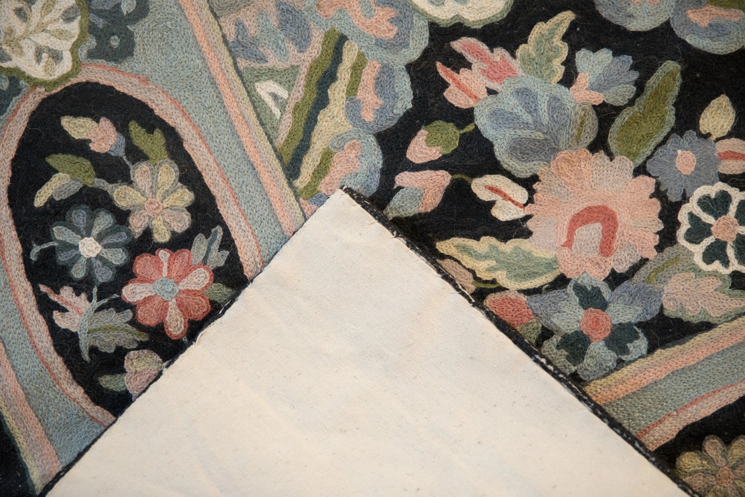 4x6 Vintage Chainstitch Rug - Image 8