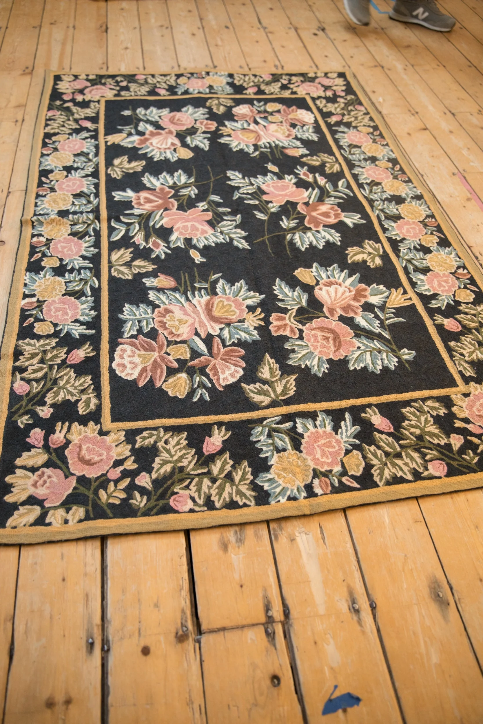 4x6 Vintage Chainstitch Rug - Image 7