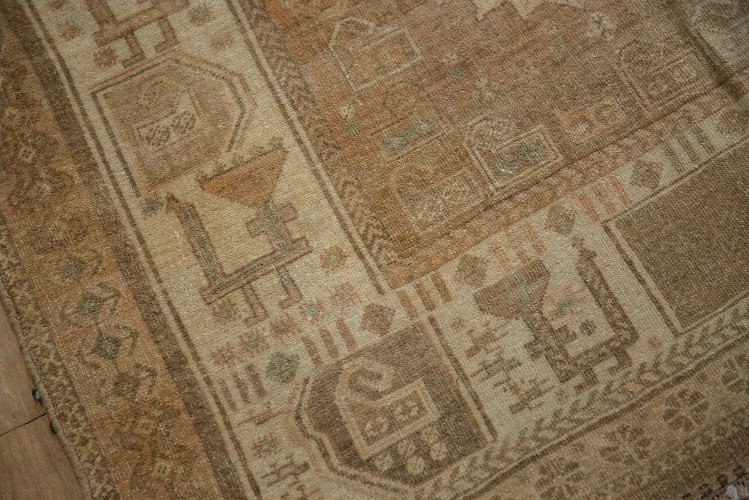 4x6 Vintage Distressed Afshar Rug - Image 8
