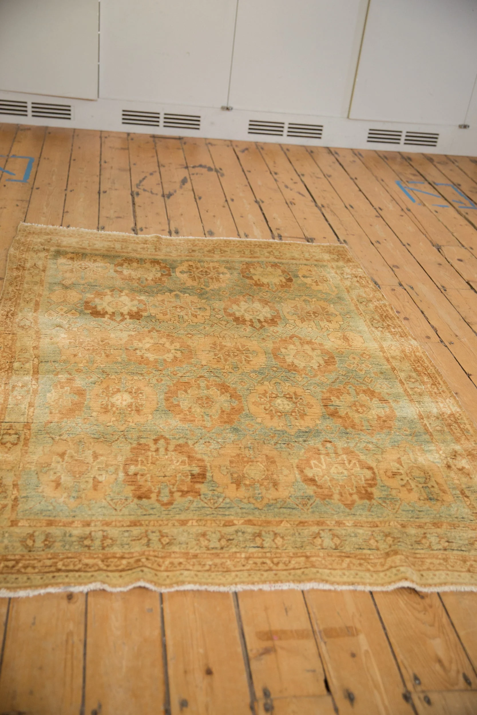 4x6 Vintage Distressed Afshar Rug - Image 4
