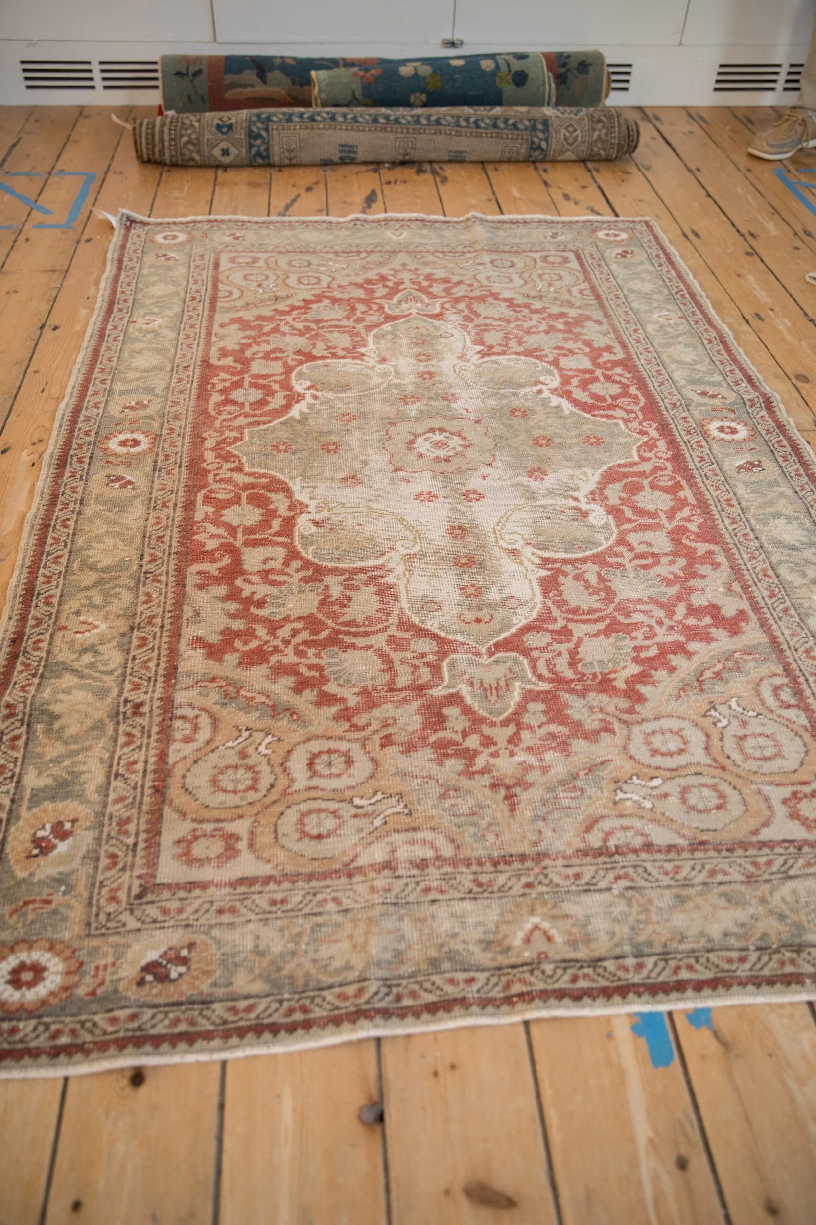 4x6 Vintage Distressed Anatolian Rug - Image 4