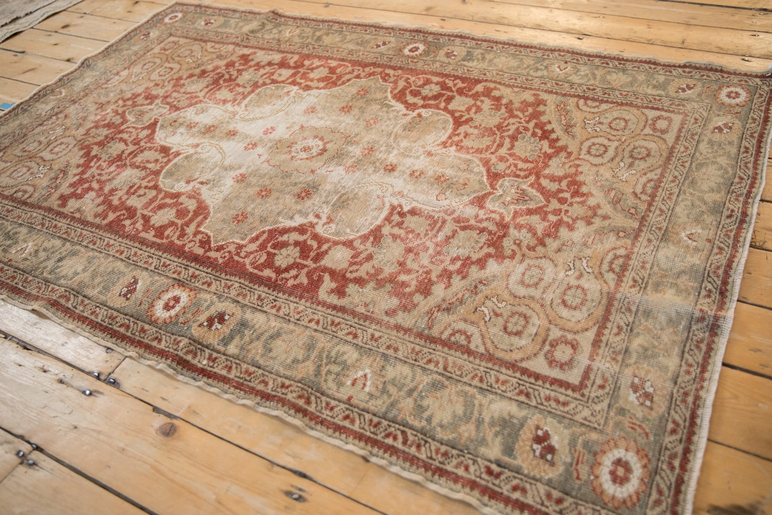 4x6 Vintage Distressed Anatolian Rug - Image 7