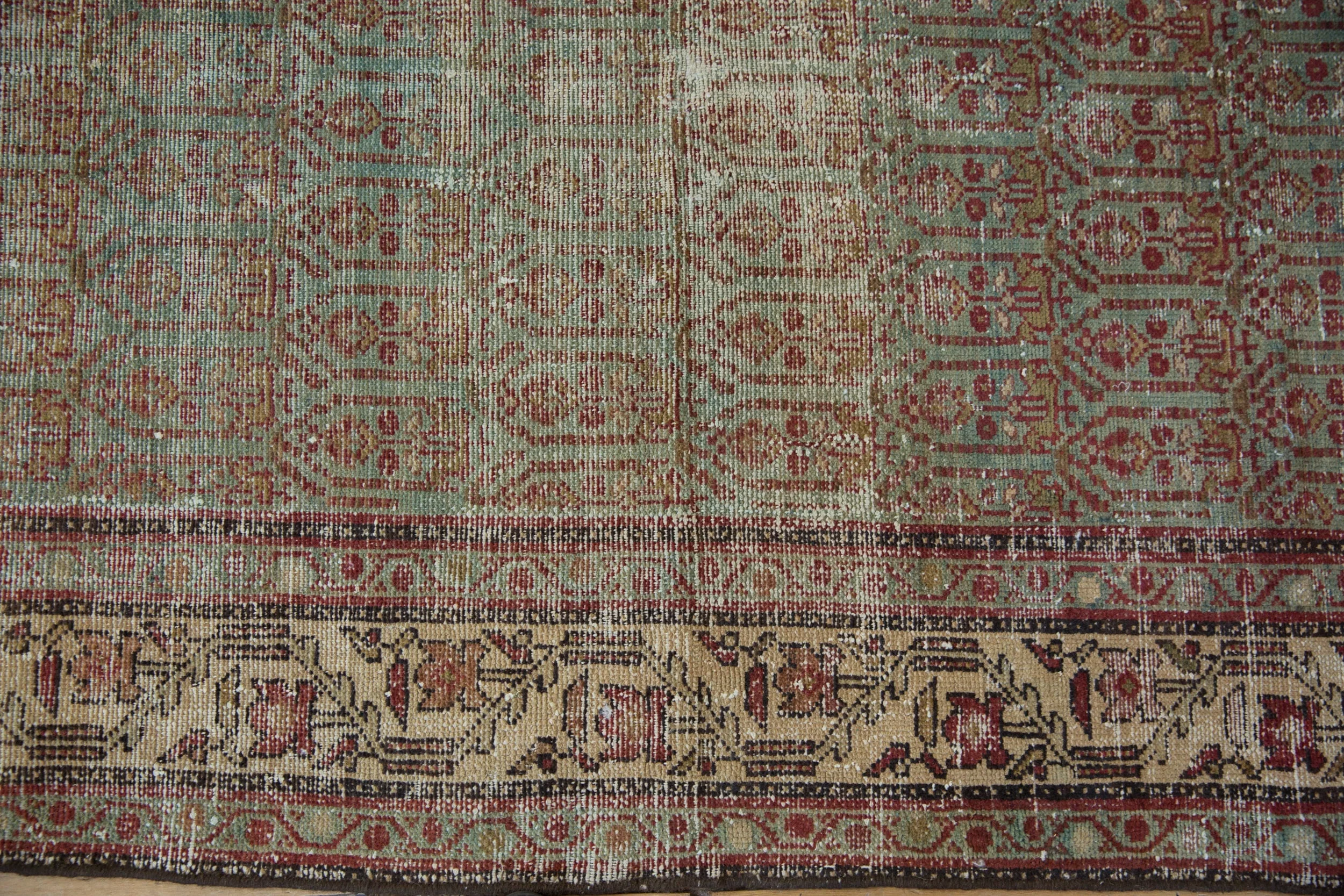 4x6 Vintage Distressed Hamadan Rug - Image 5