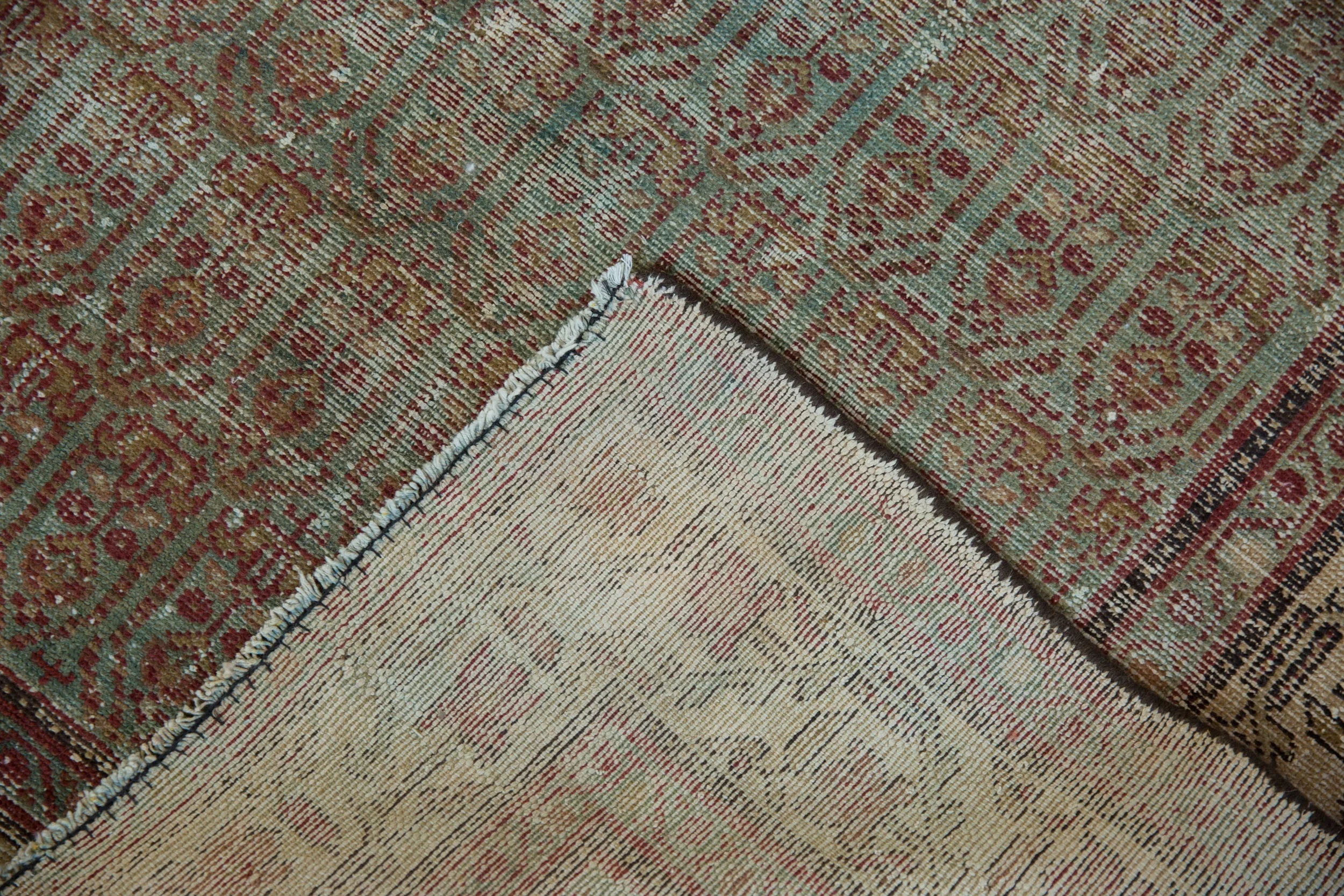4x6 Vintage Distressed Hamadan Rug - Image 9