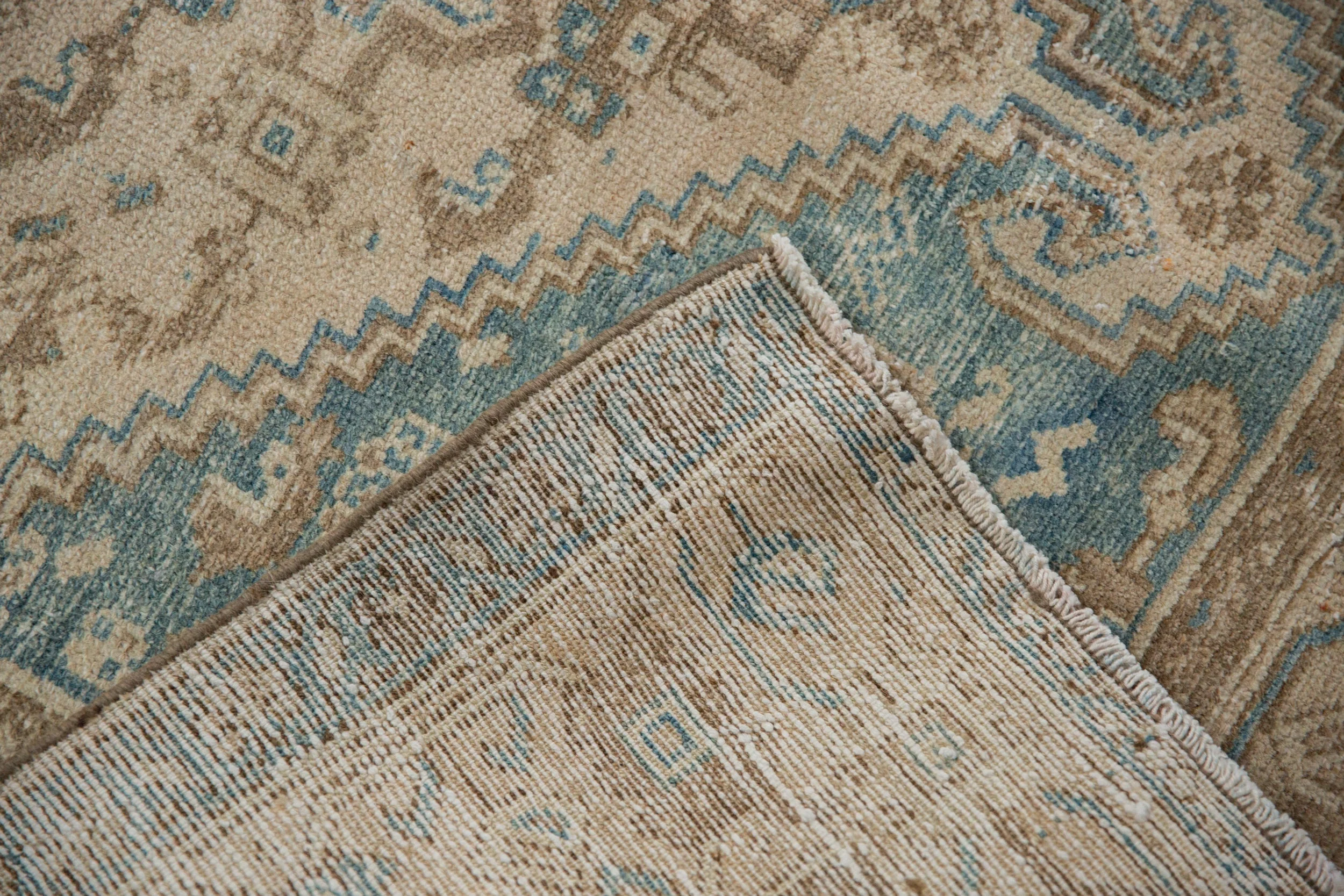 4x6 Vintage Distressed Hamadan Rug - Image 10