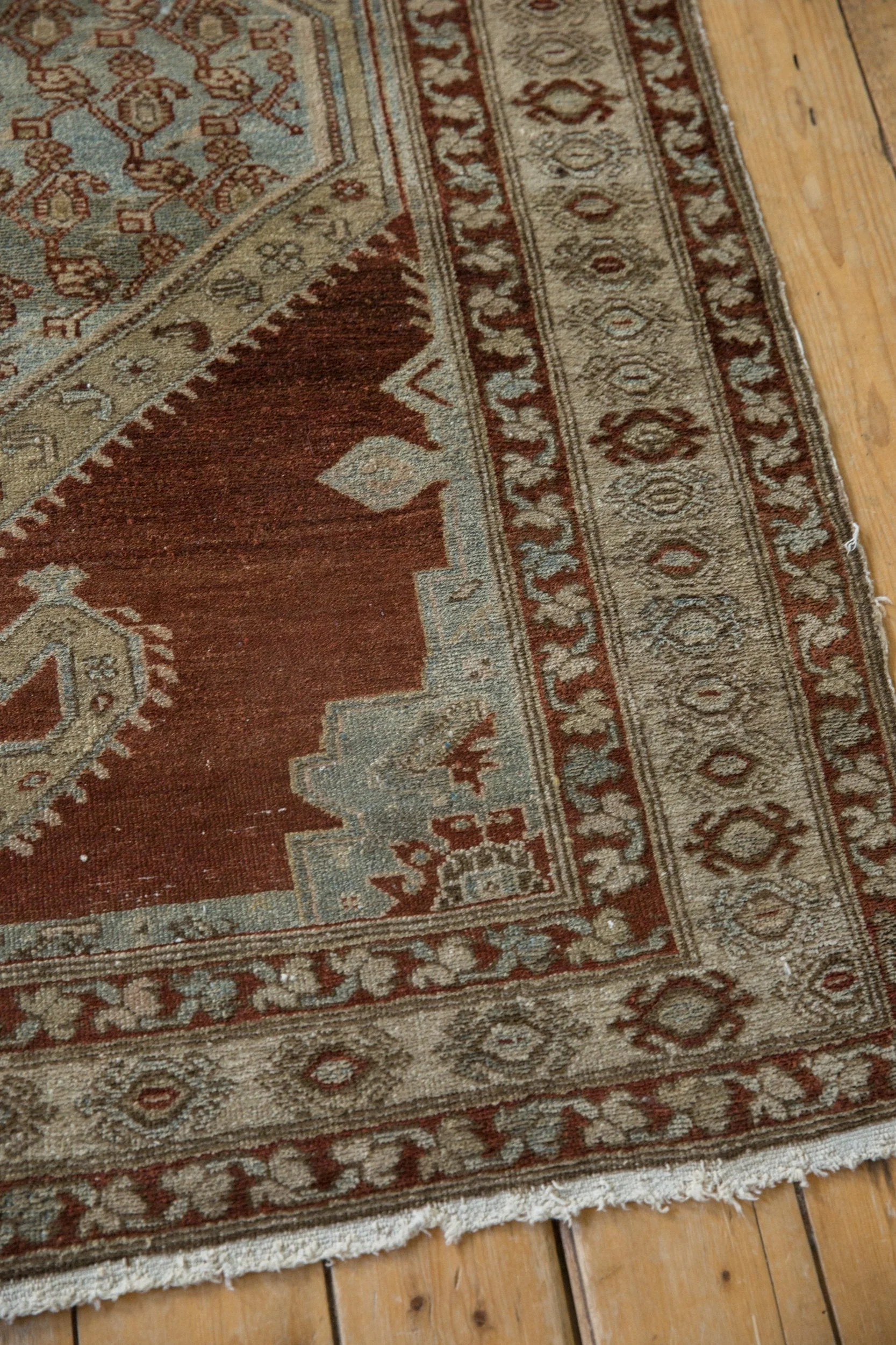 4x6 Vintage Distressed Malayer Rug - Image 11