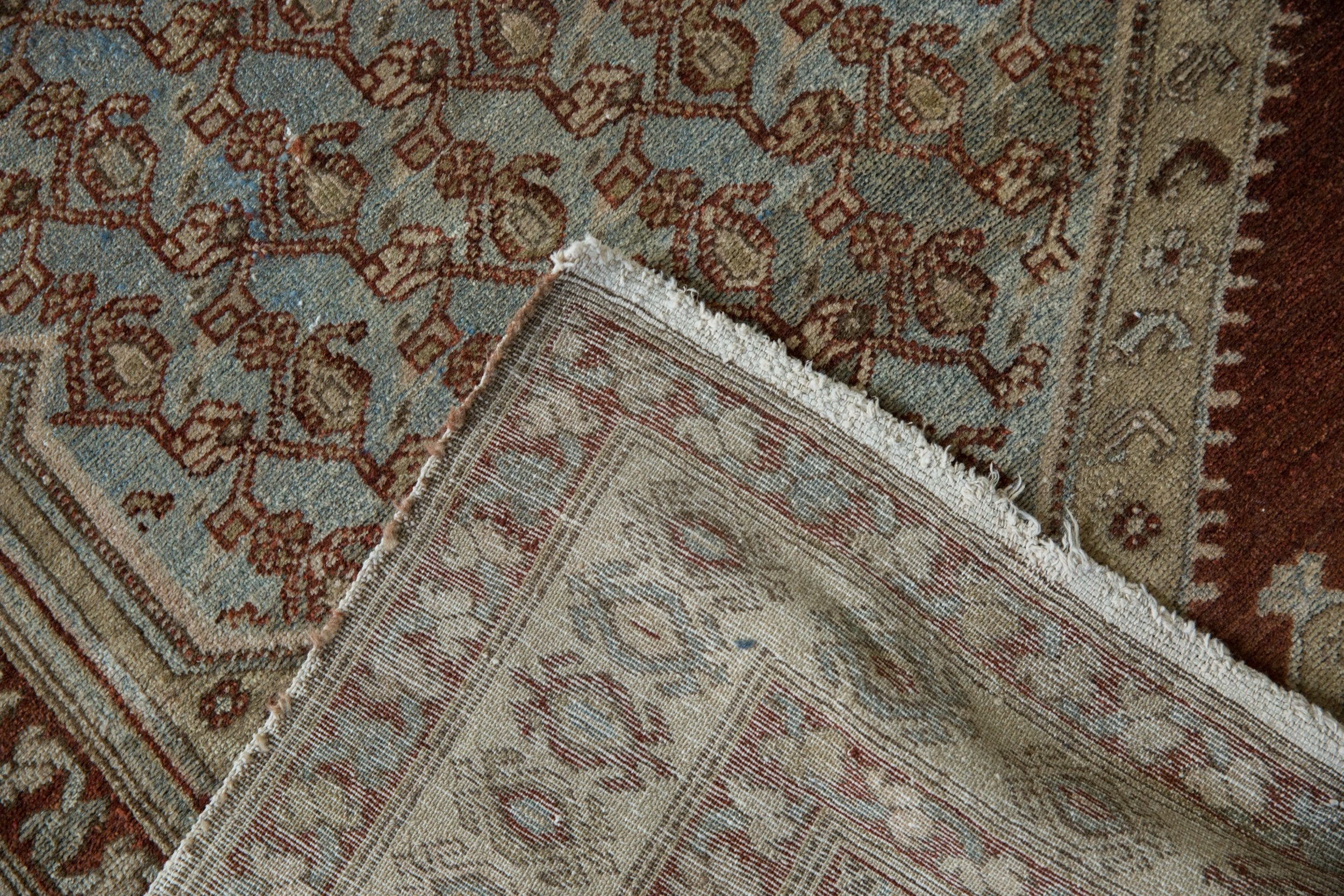 4x6 Vintage Distressed Malayer Rug - Image 13