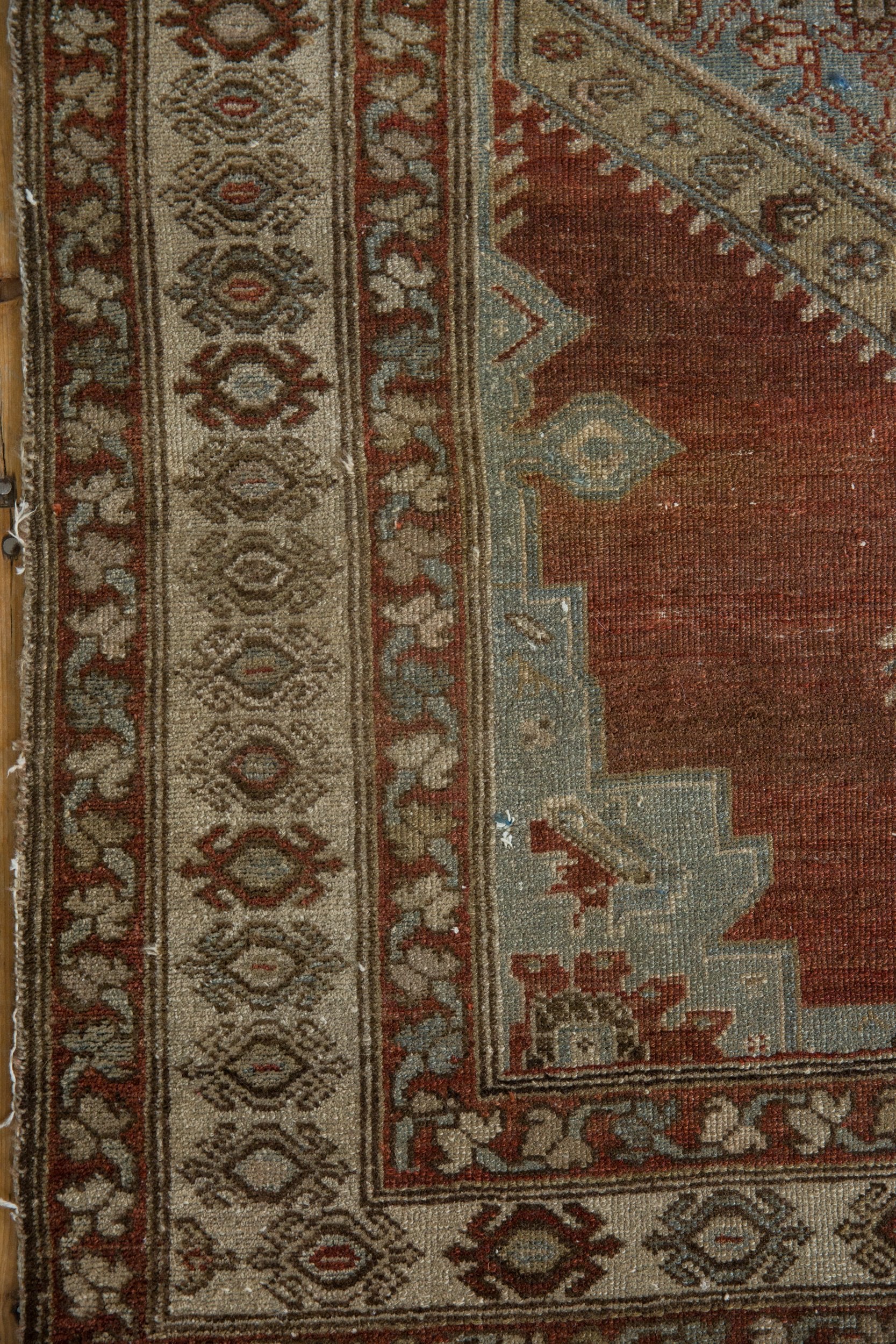 4x6 Vintage Distressed Malayer Rug - Image 5