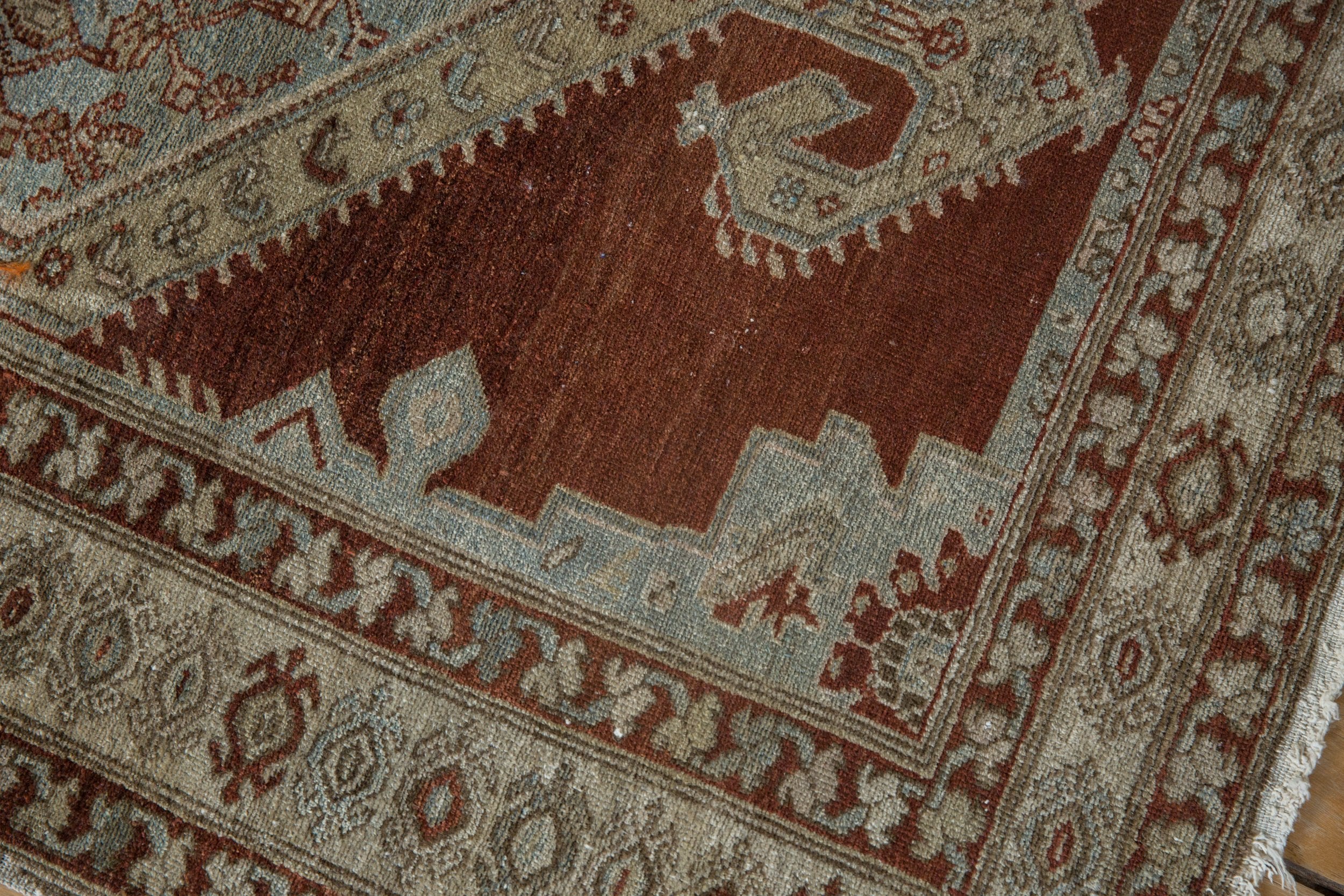 4x6 Vintage Distressed Malayer Rug - Image 9