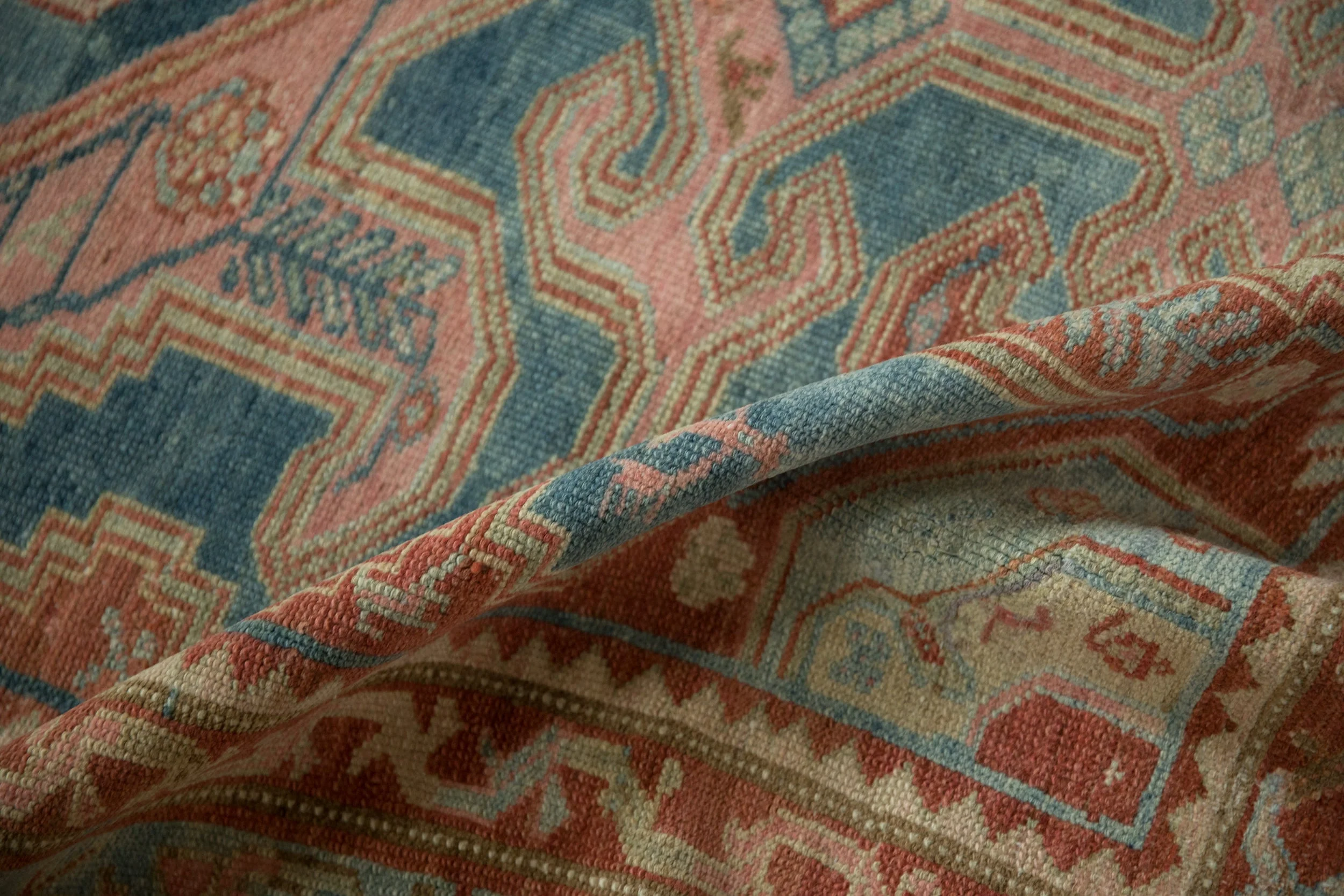 4x6 Vintage Distressed Malayer Rug - Image 10