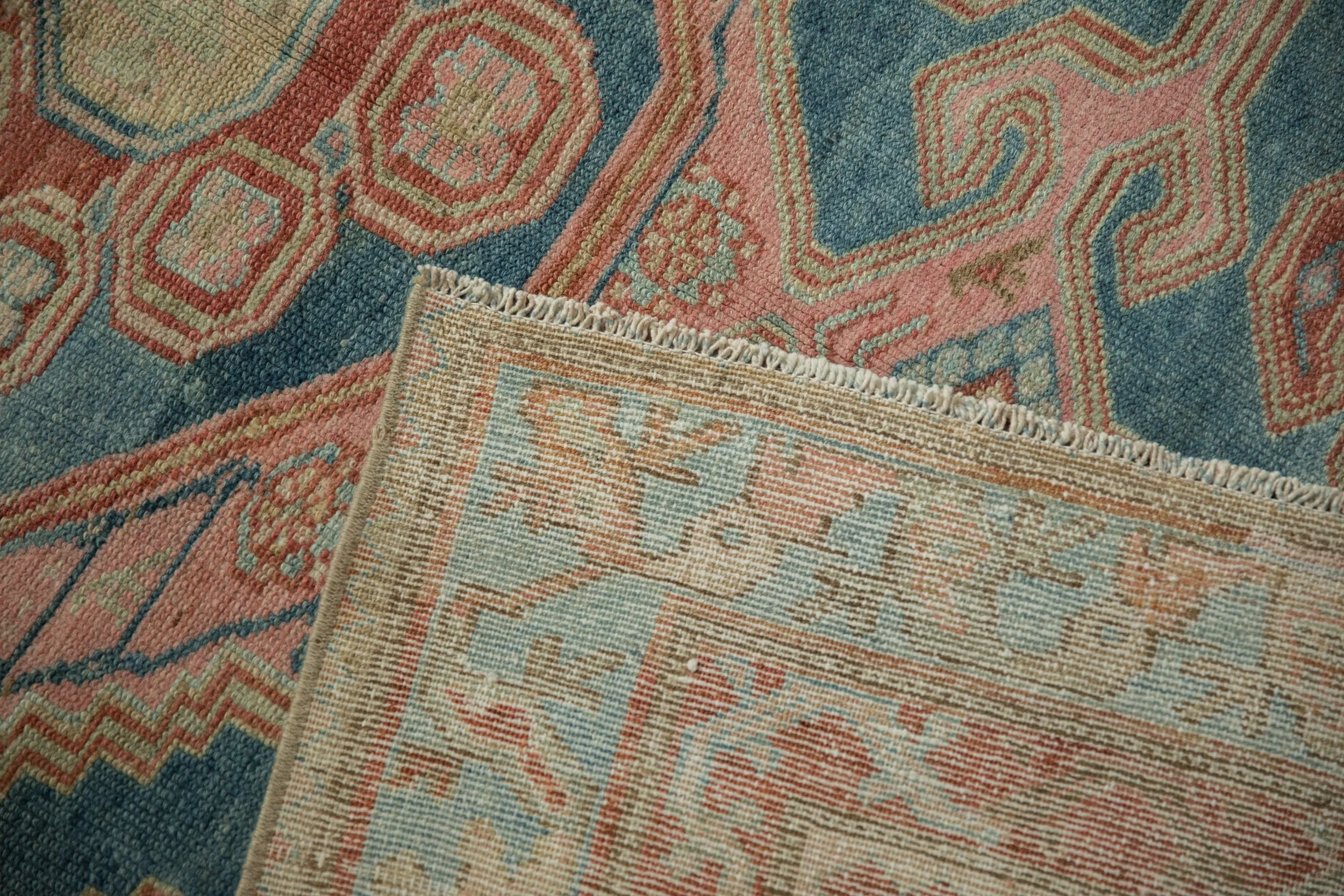 4x6 Vintage Distressed Malayer Rug - Image 11