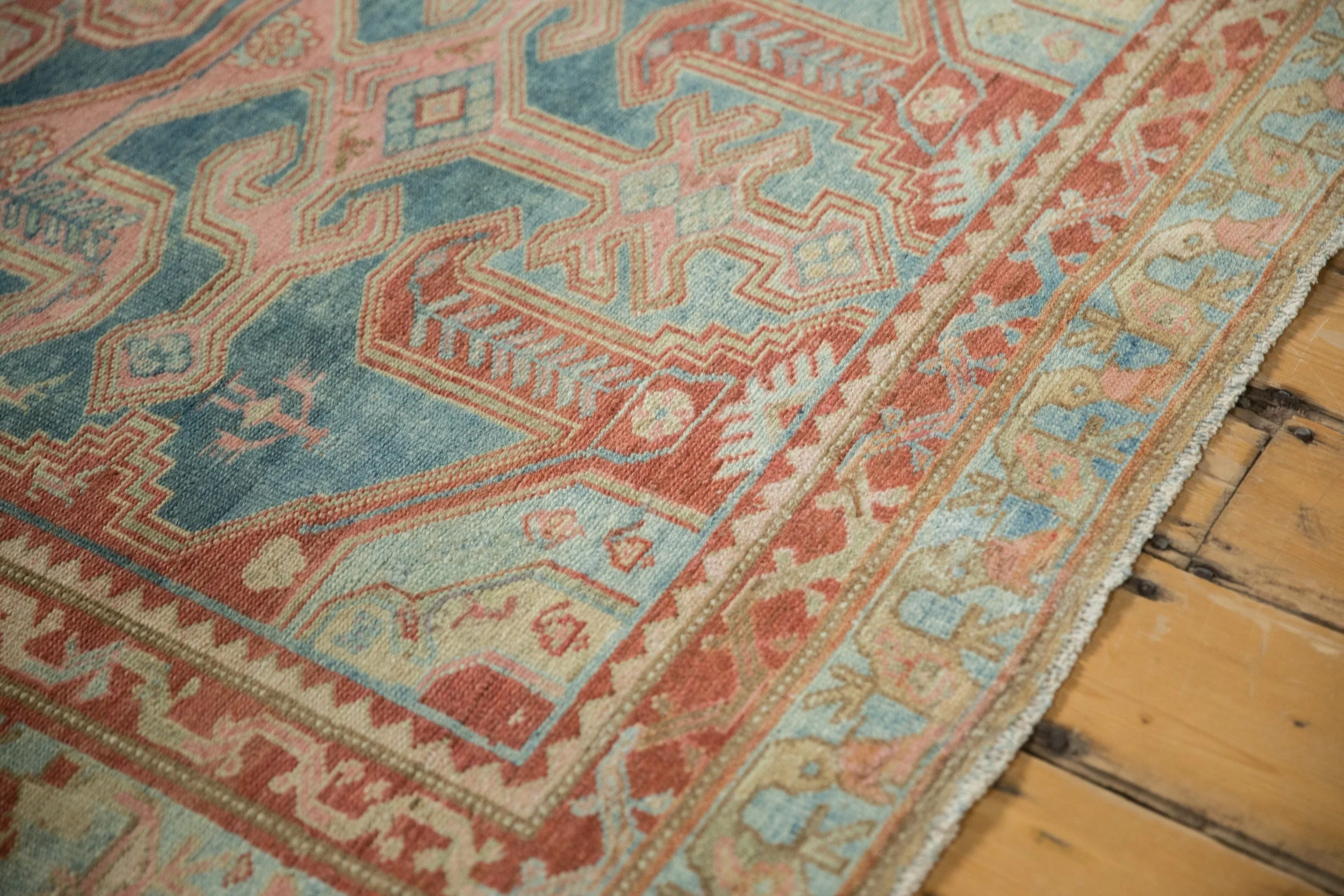 4x6 Vintage Distressed Malayer Rug - Image 7