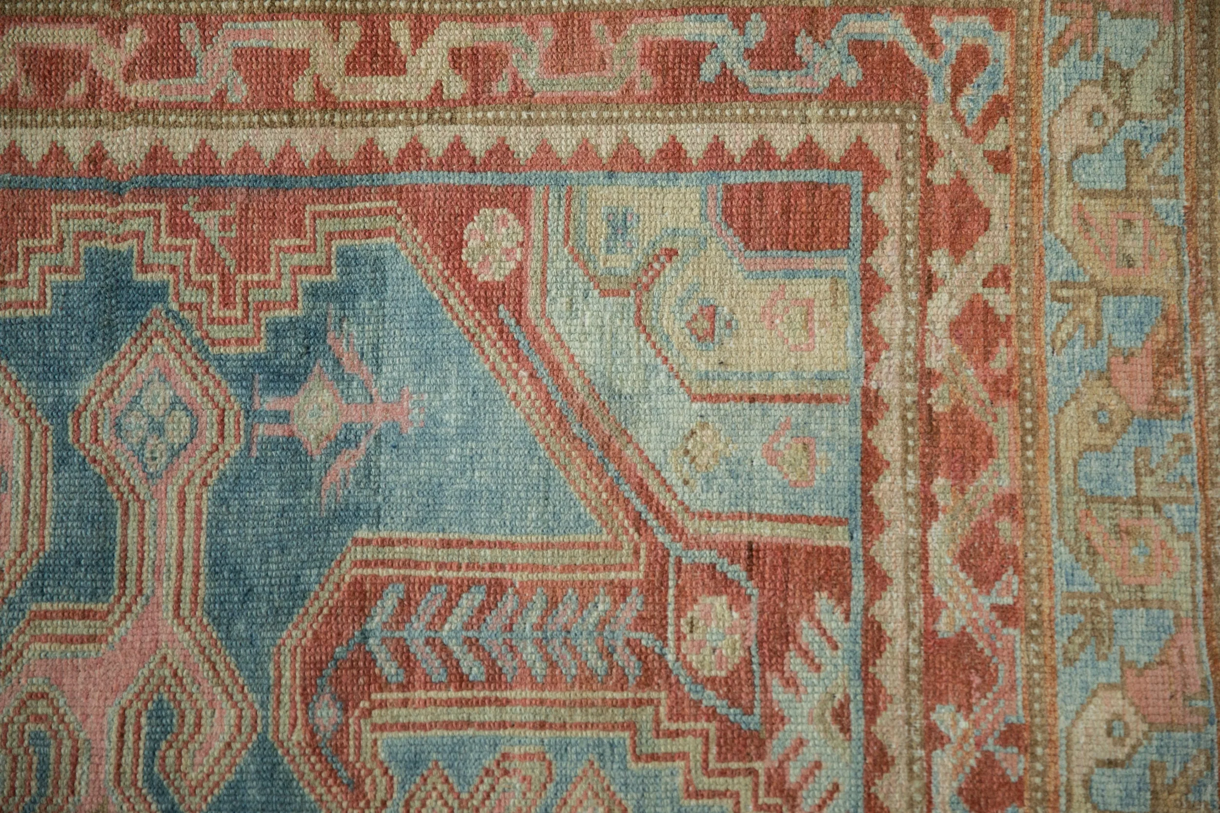 4x6 Vintage Distressed Malayer Rug - Image 9