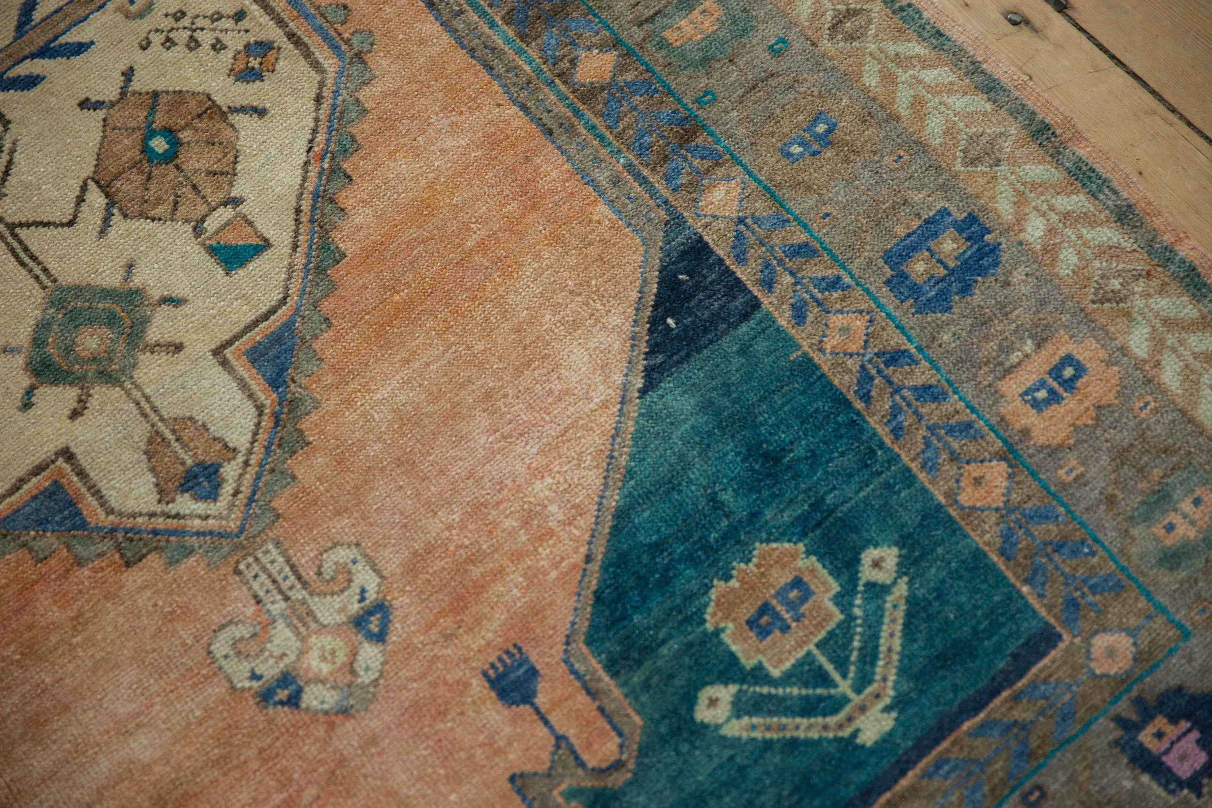 4x6 Vintage Distressed Oushak Rug - Image 8