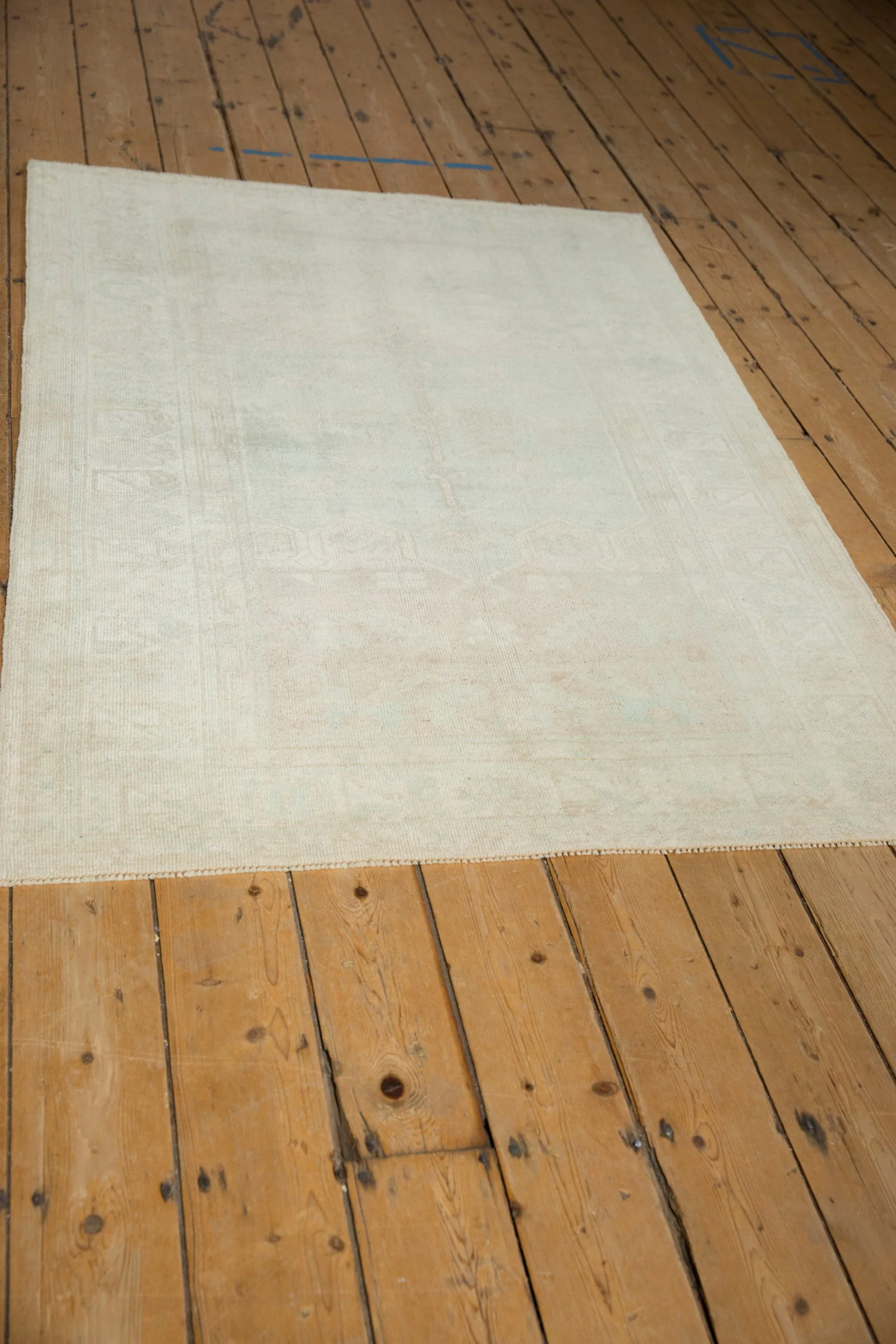 4x6 Vintage Distressed Oushak Rug - Image 6