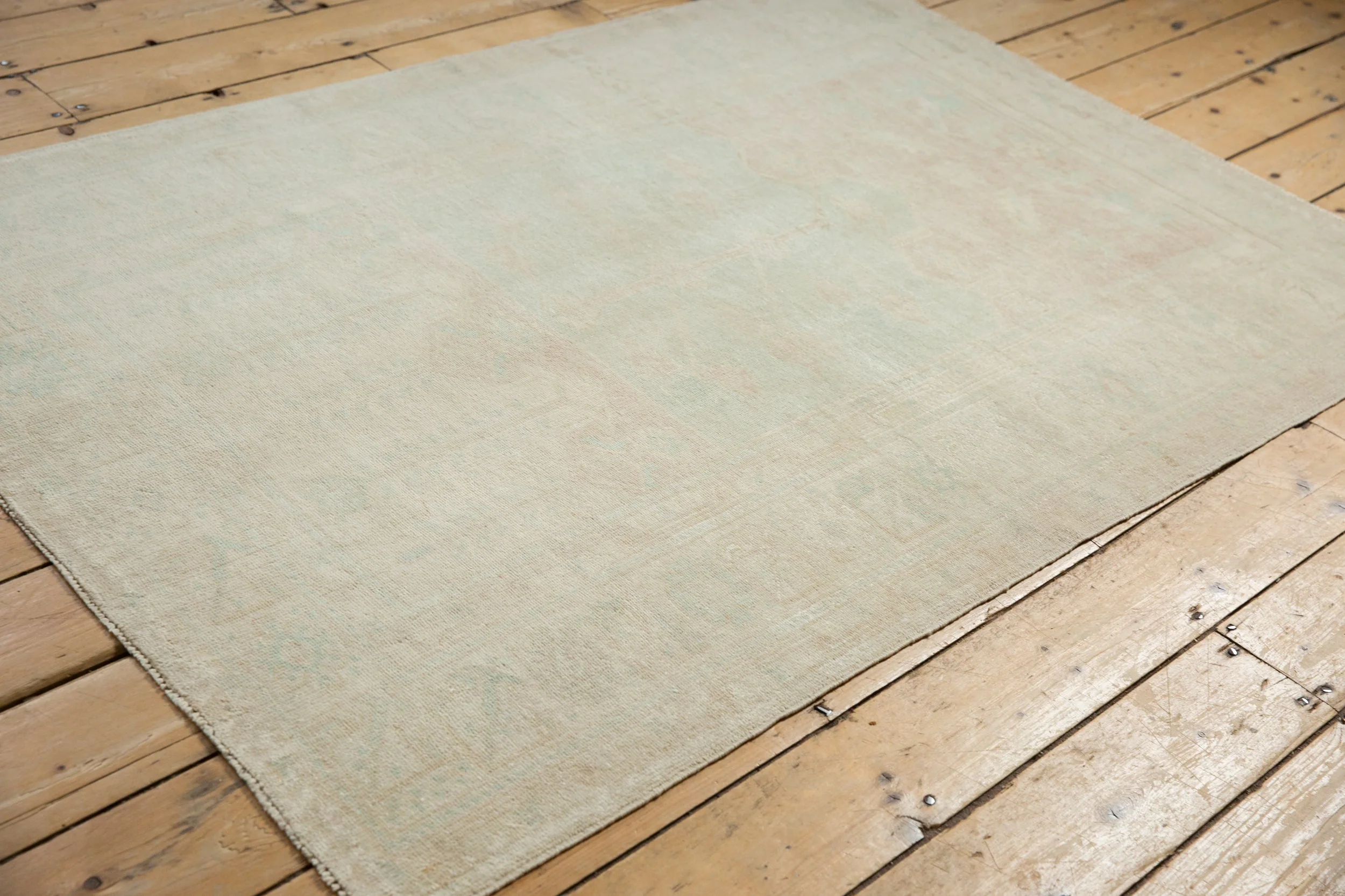 4x6 Vintage Distressed Oushak Rug - Image 9