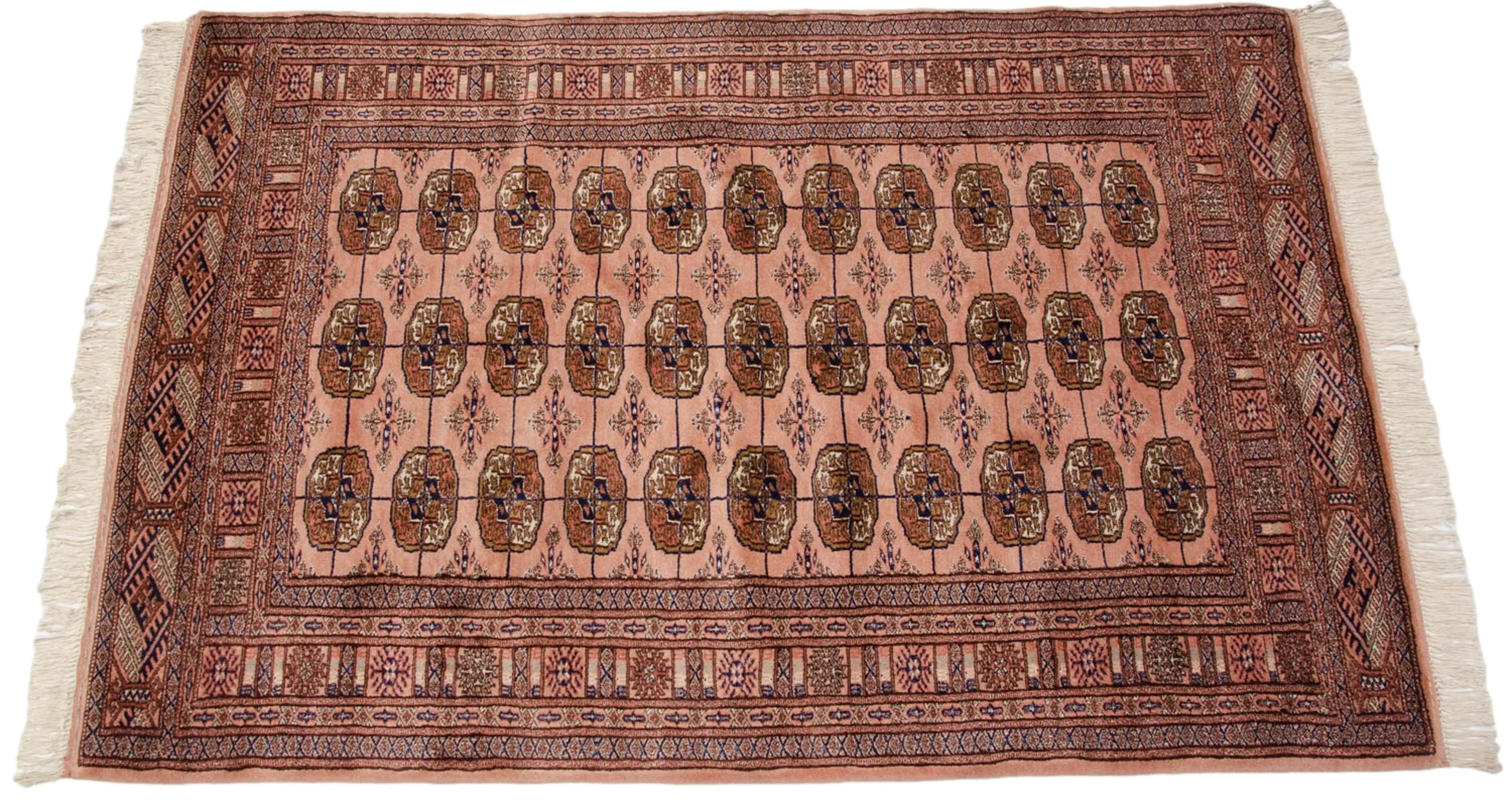 4x6 Vintage Fine Bokhara Rug - Image 5