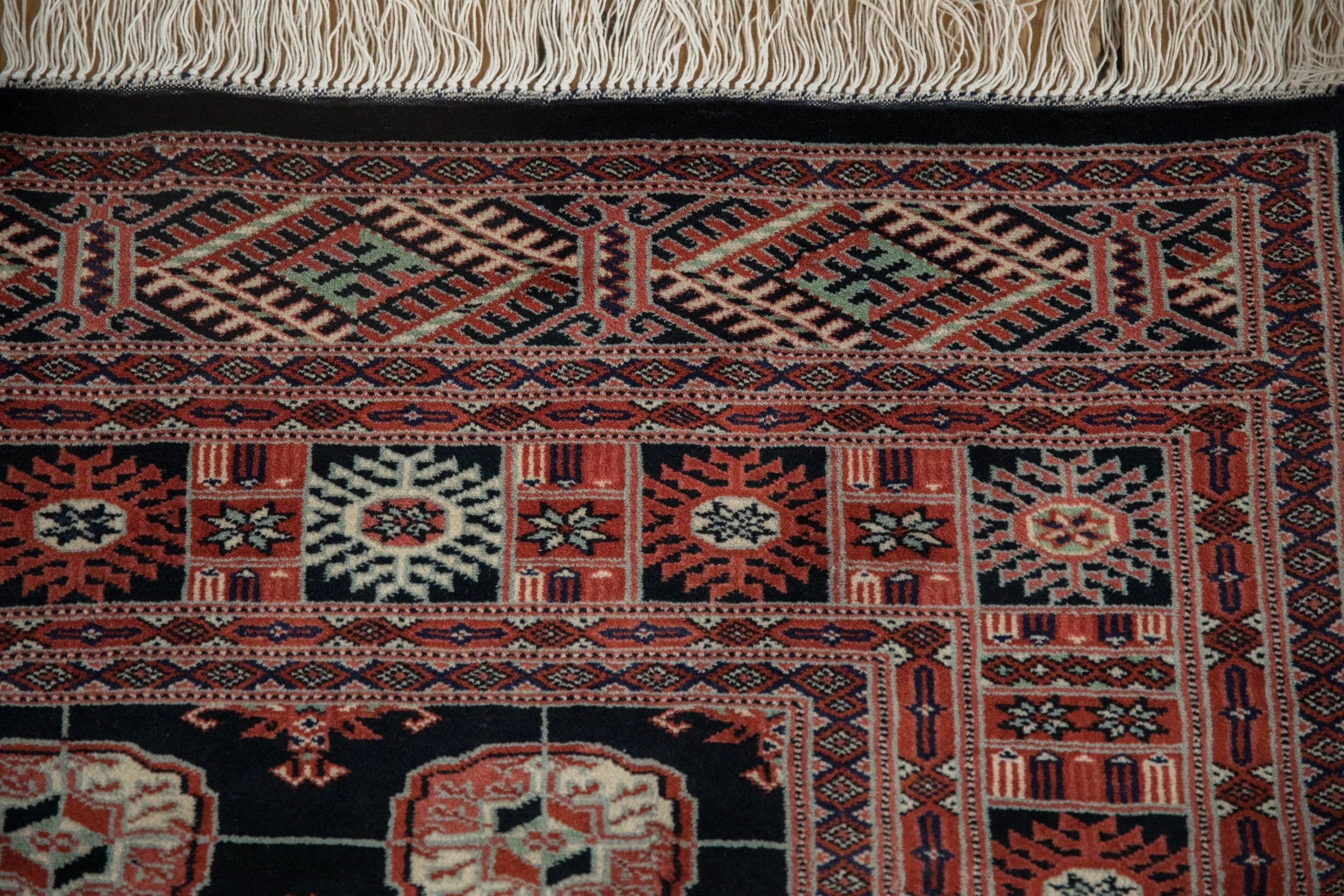 4x6 Vintage Fine Bokhara Rug - Image 3
