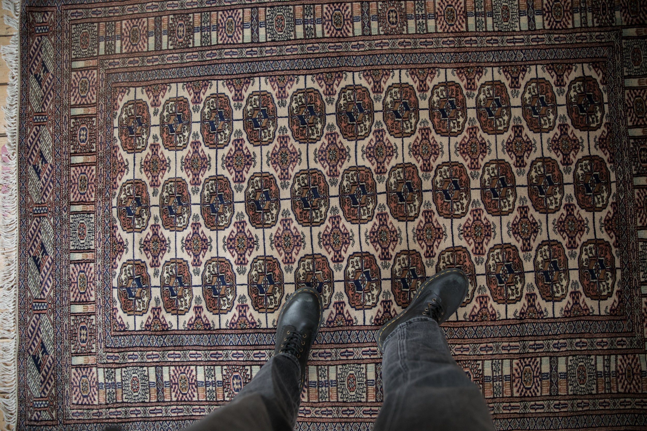 4x6 Vintage Fine Bokhara Rug - Image 2