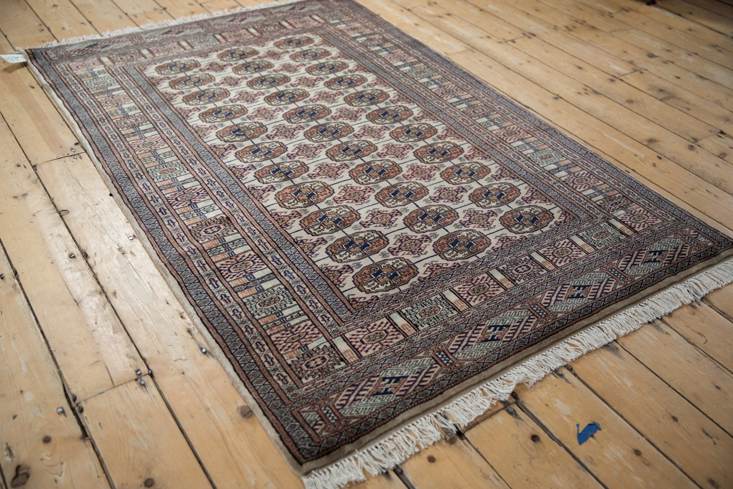 4x6 Vintage Fine Bokhara Rug - Image 4