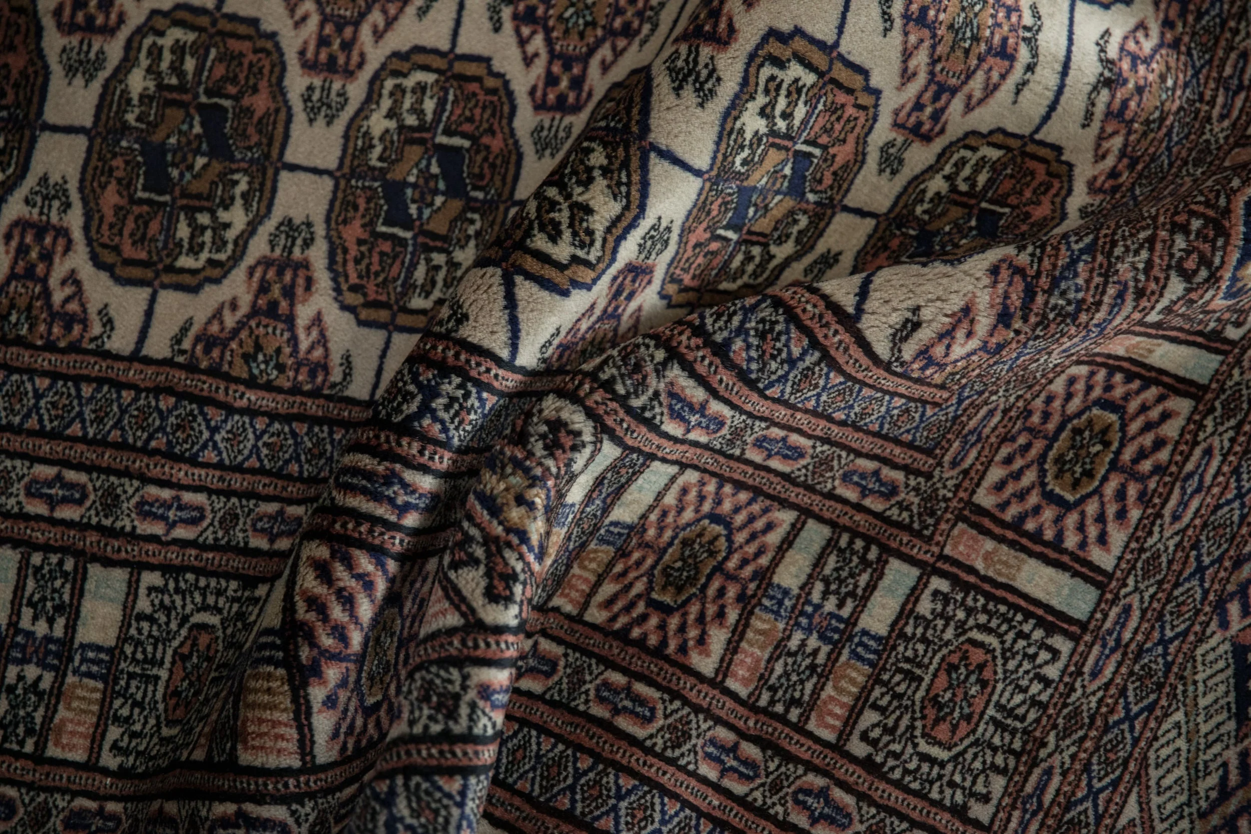 4x6 Vintage Fine Bokhara Rug - Image 6