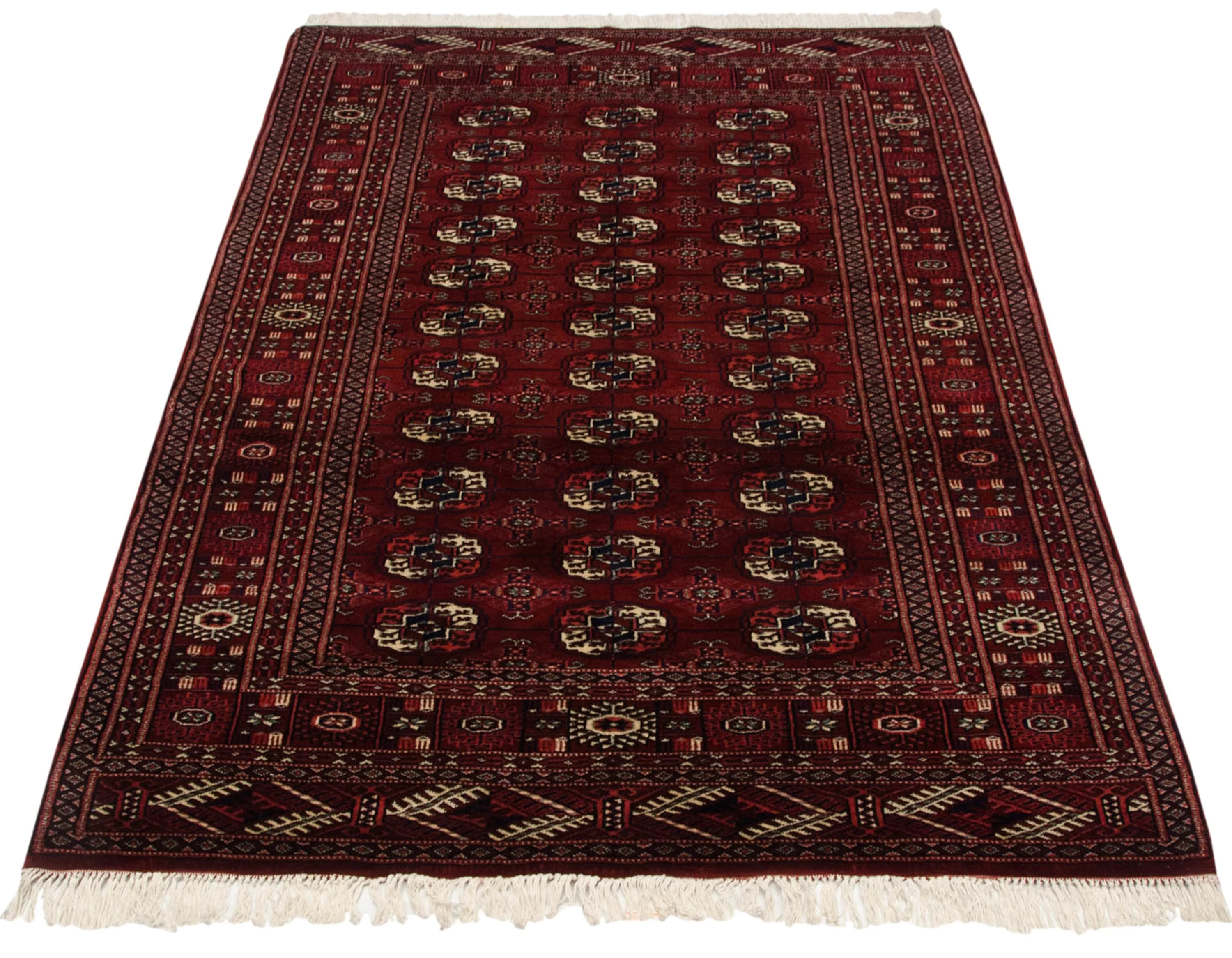 4x6 Vintage Fine Bokhara Rug - Image 3