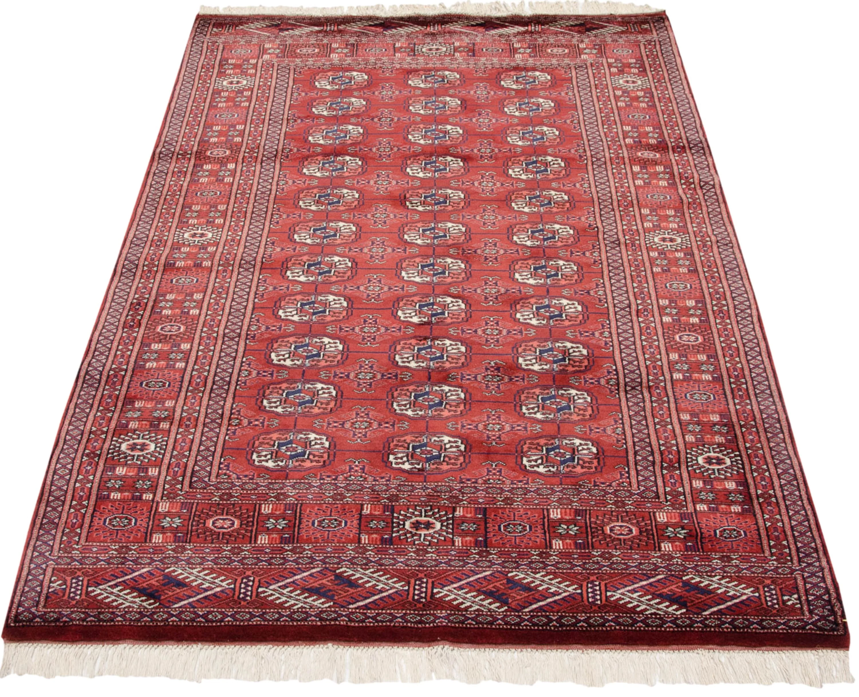 4x6 Vintage Fine Bokhara Rug - Image 6