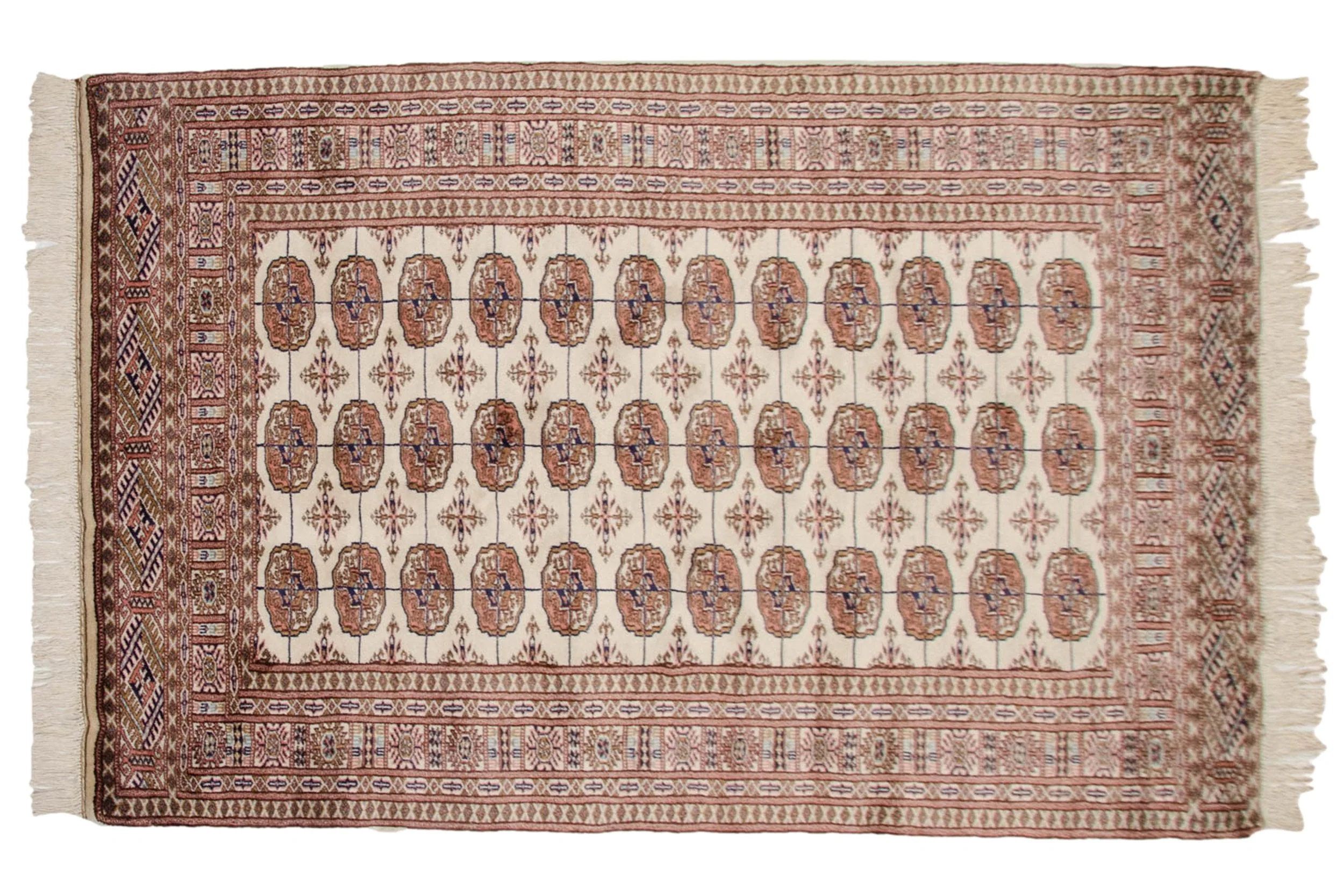 4x6 Vintage Fine Bokhara Rug - Image 2