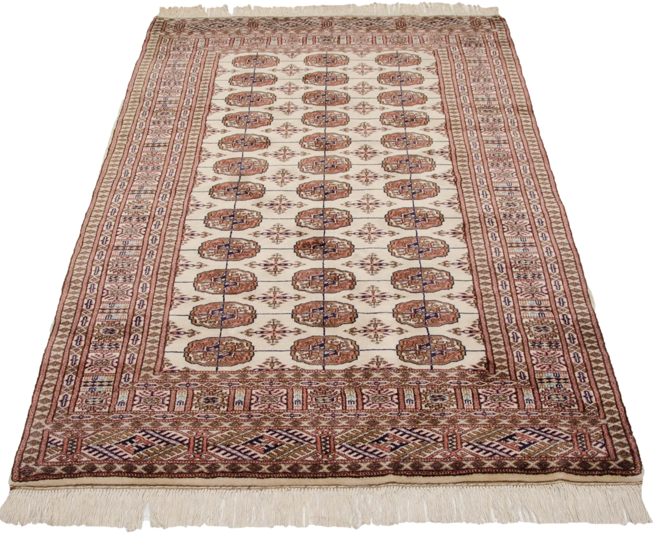 4x6 Vintage Fine Bokhara Rug - Image 4