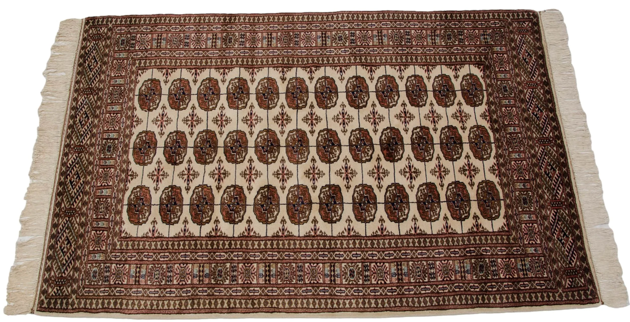 4x6 Vintage Fine Bokhara Rug - Image 5