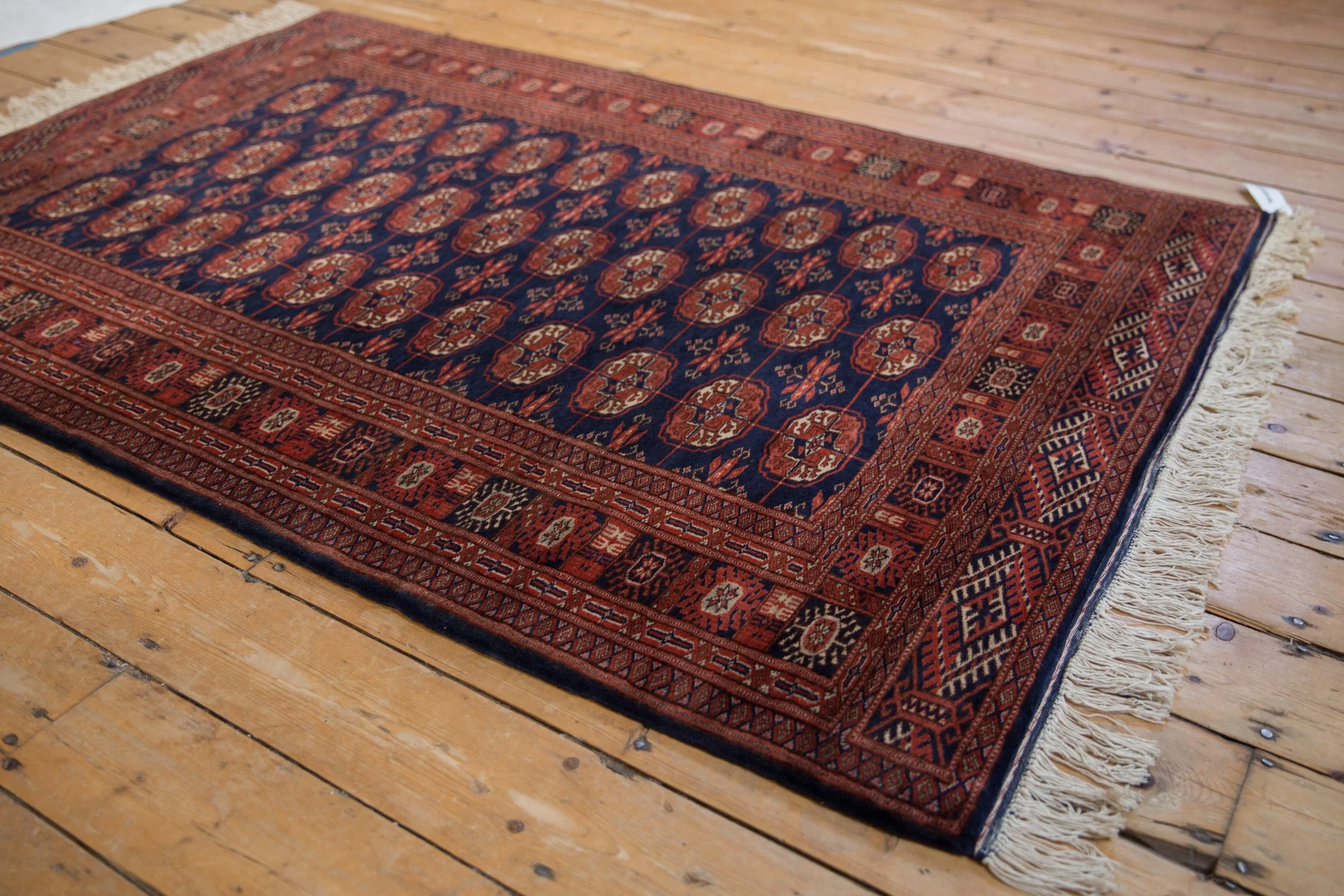 4x6 Vintage Fine Bokhara Rug - Image 6