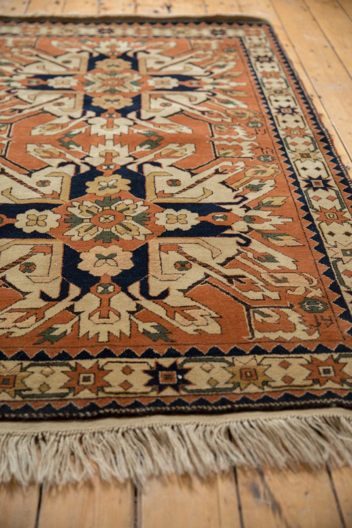 4x6 Vintage Romanian Kazak Design Rug - Image 5