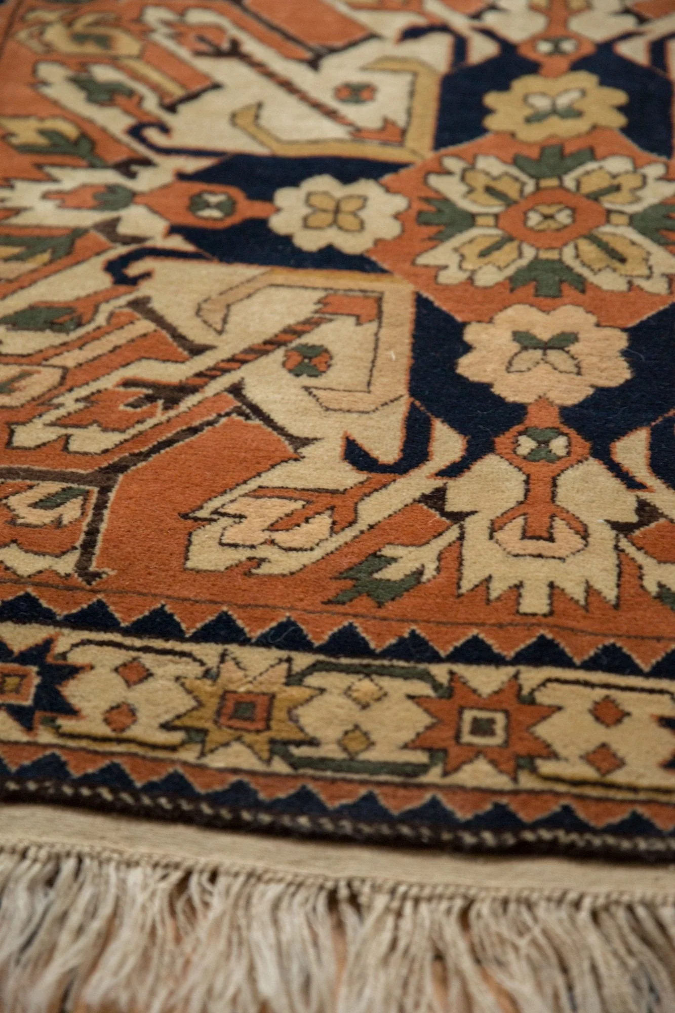 4x6 Vintage Romanian Kazak Design Rug - Image 6