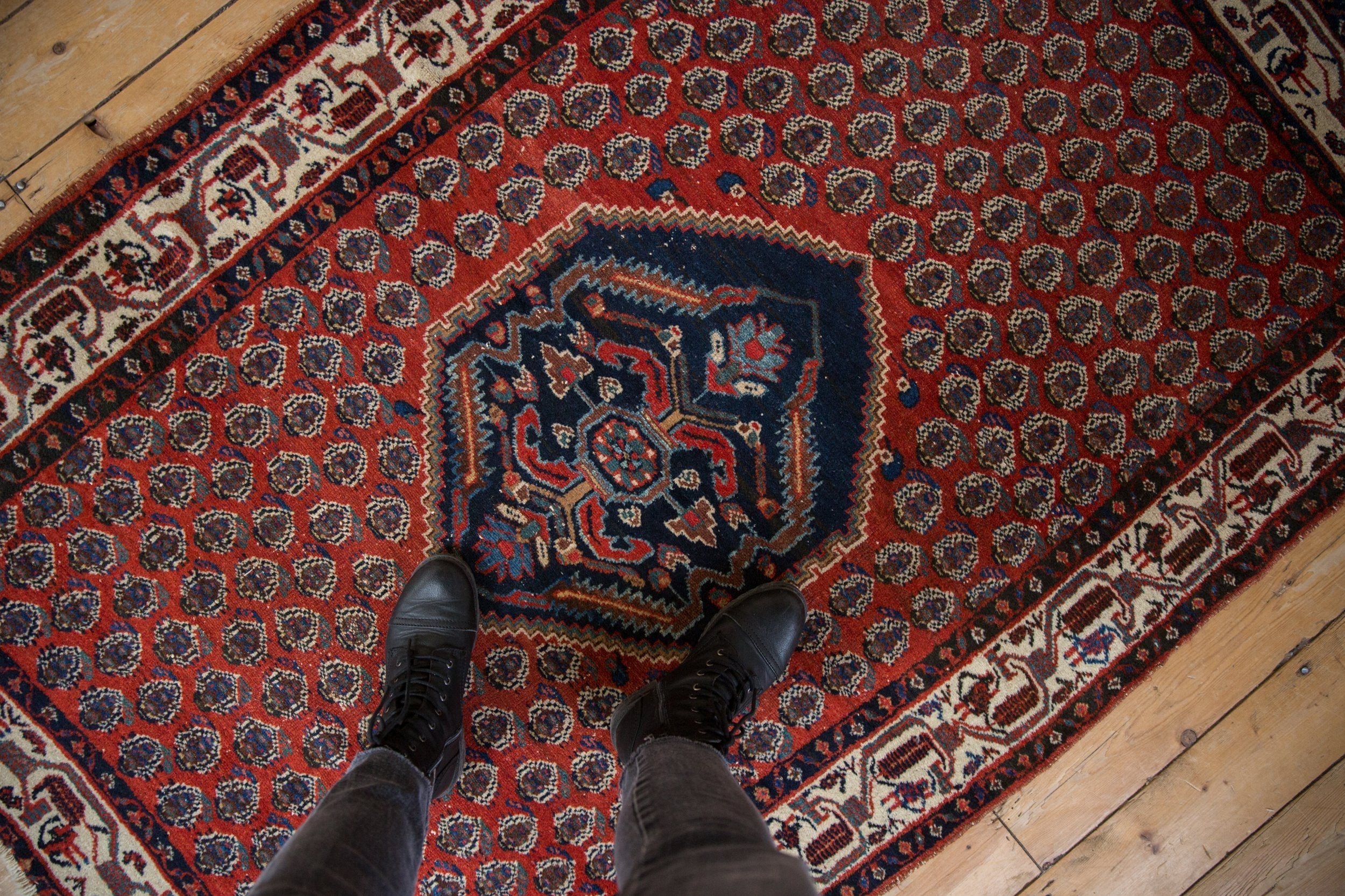 4x6 Vintage Serbend Rug - Image 2