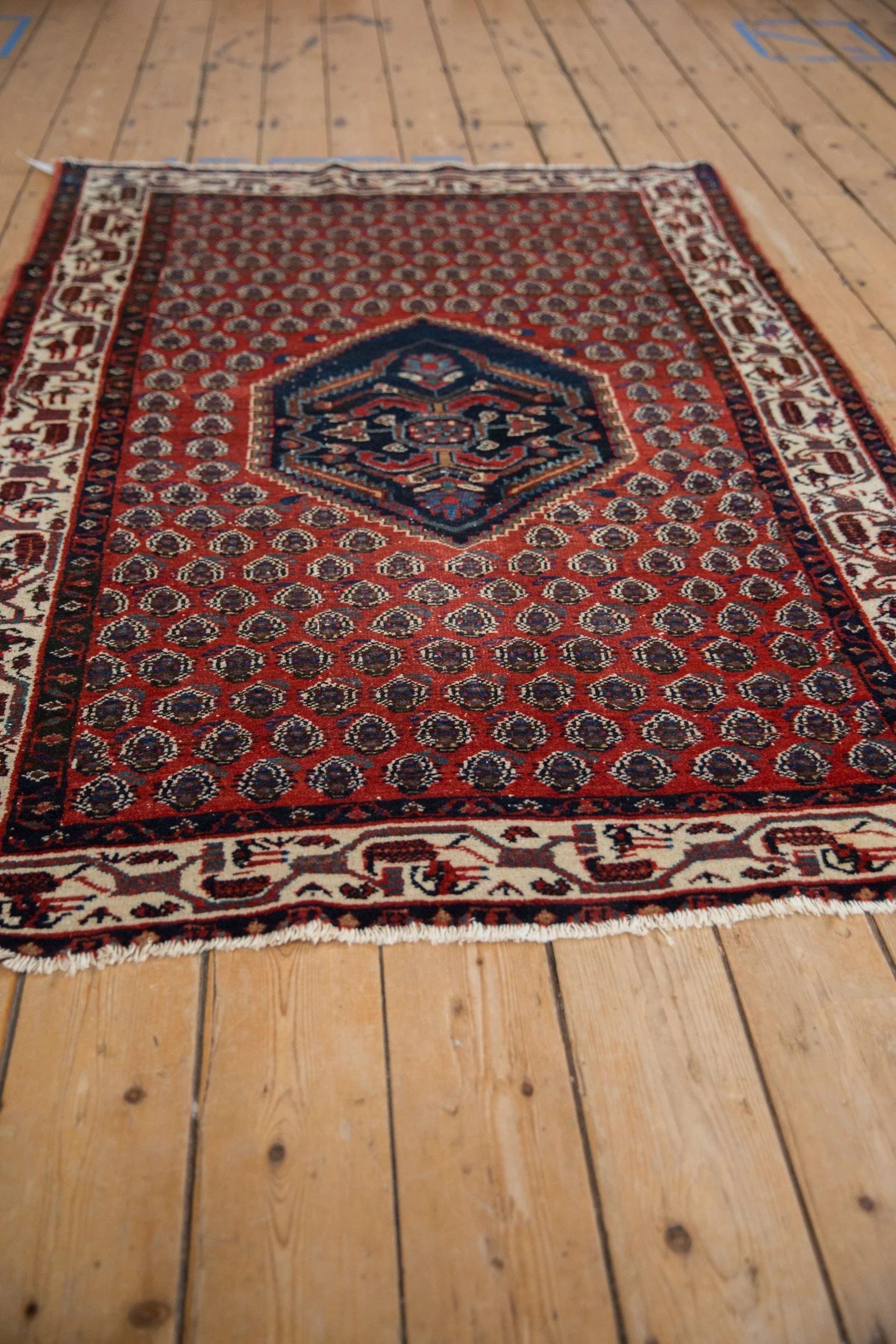 4x6 Vintage Serbend Rug - Image 5