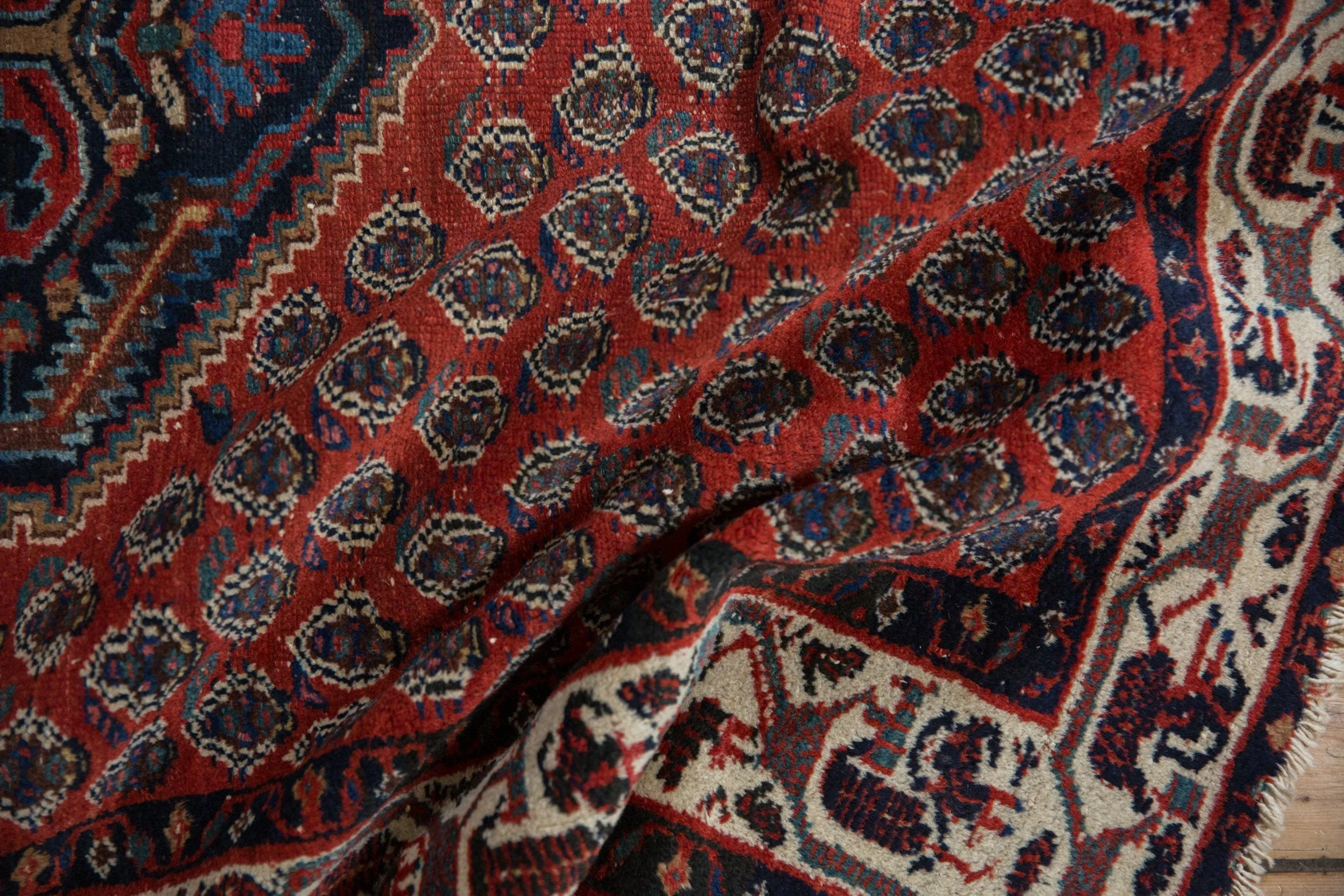 4x6 Vintage Serbend Rug - Image 7