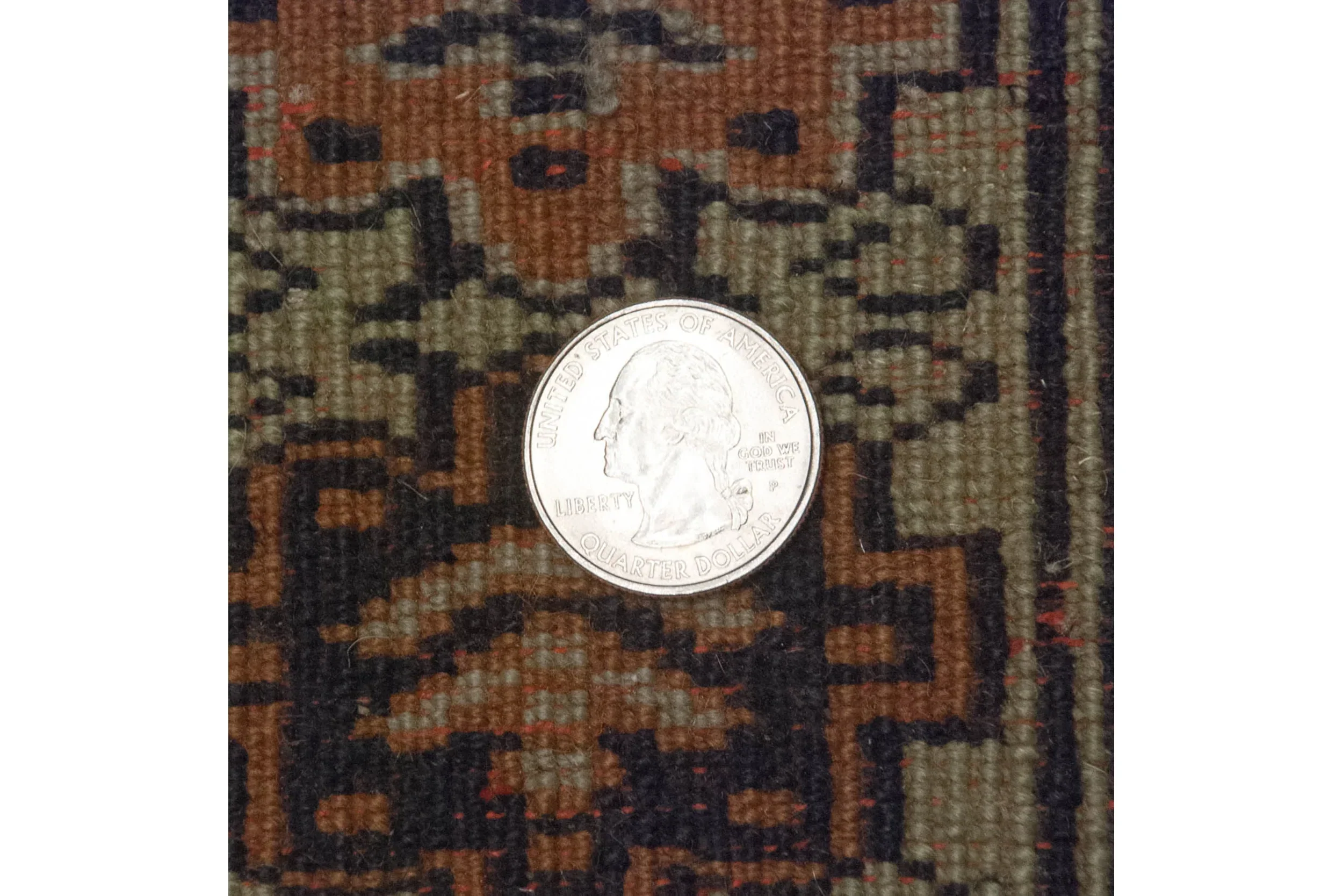 4x6 Vintage Siberian Bokhara Design Rug - Image 8