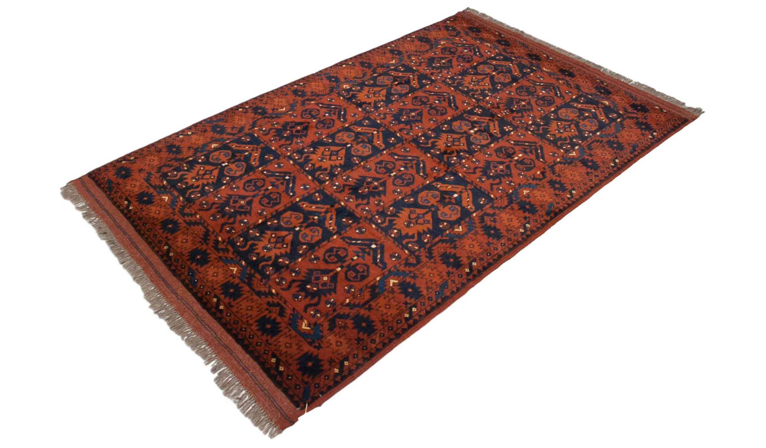 4x6 Vintage Taghan Rug - Image 11