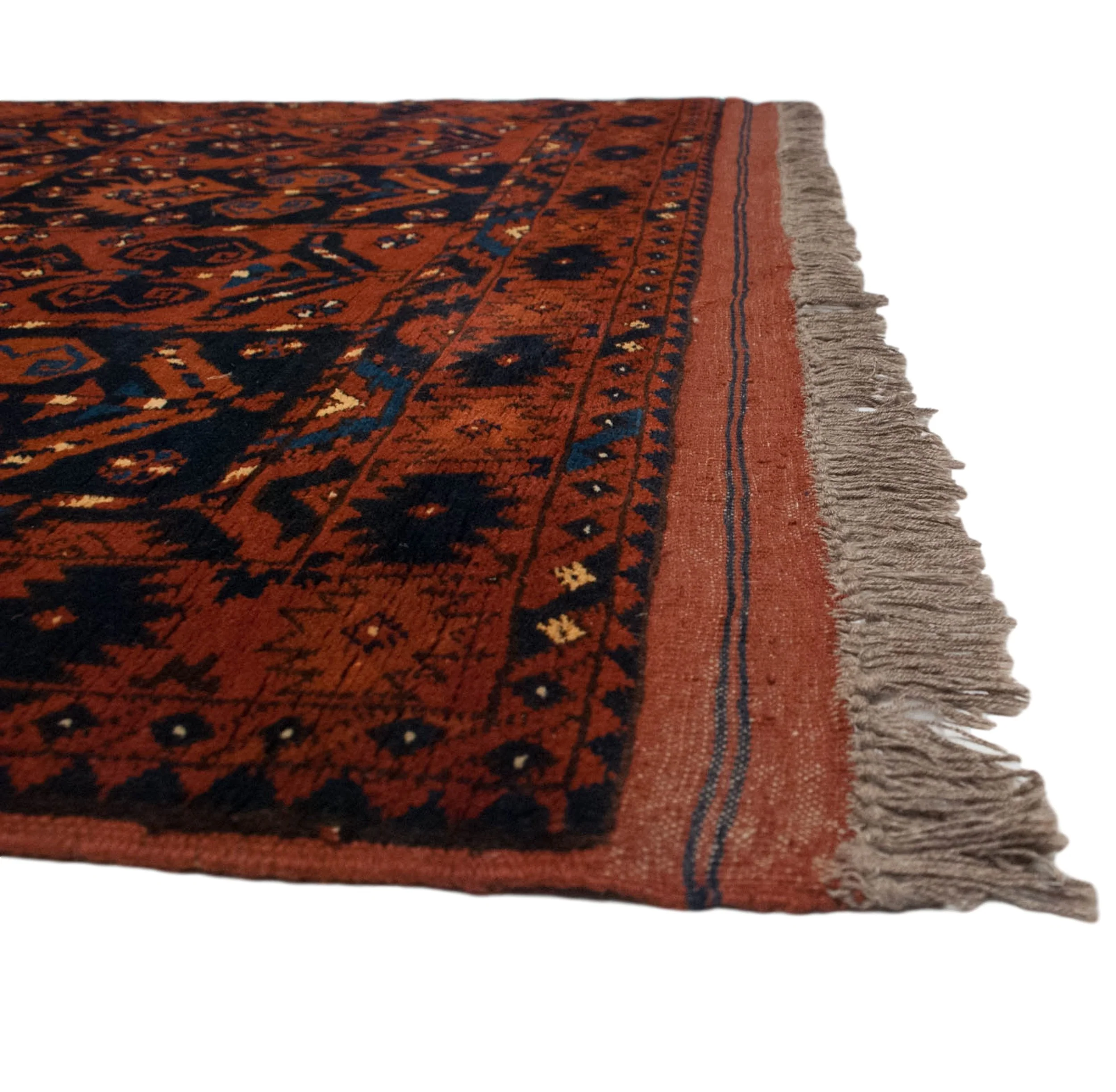 4x6 Vintage Taghan Rug - Image 12