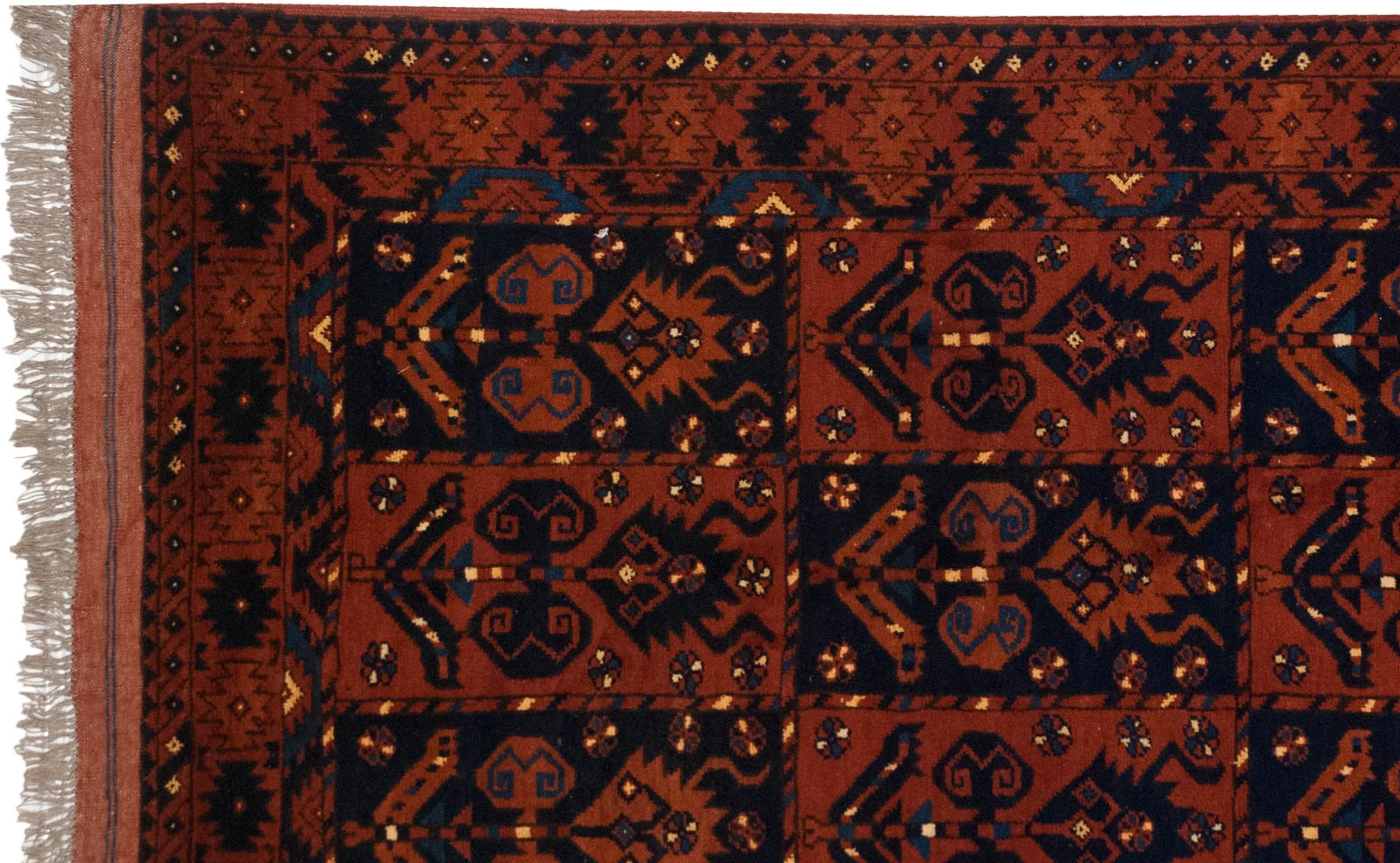 4x6 Vintage Taghan Rug - Image 4